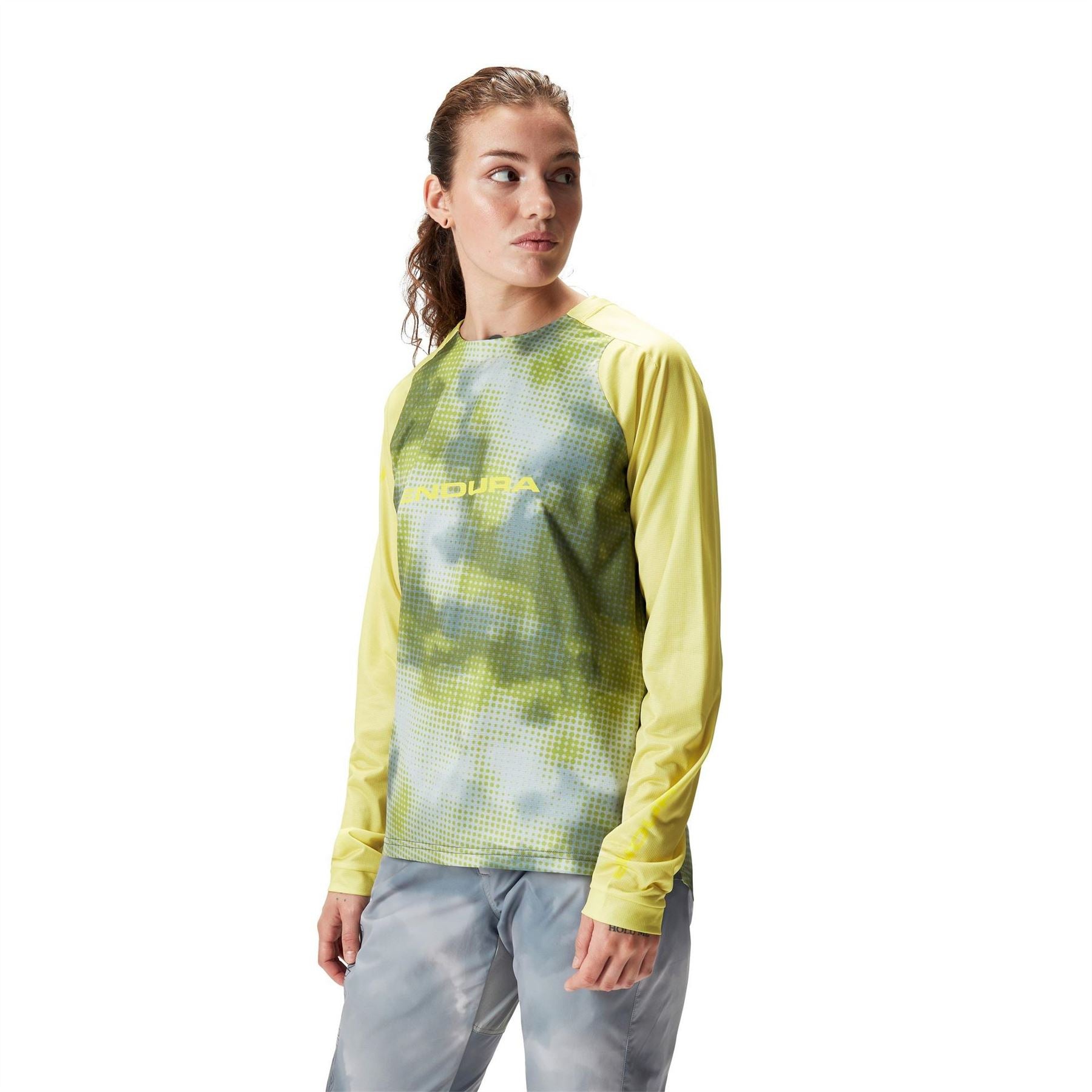 Endura Ltd Pixel Cloud Long Sleeve Tee Ladies