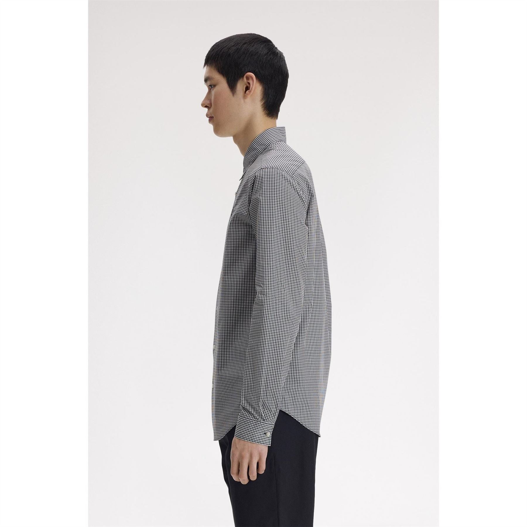 Fred Perry Long Sleeve Patterned Shirt