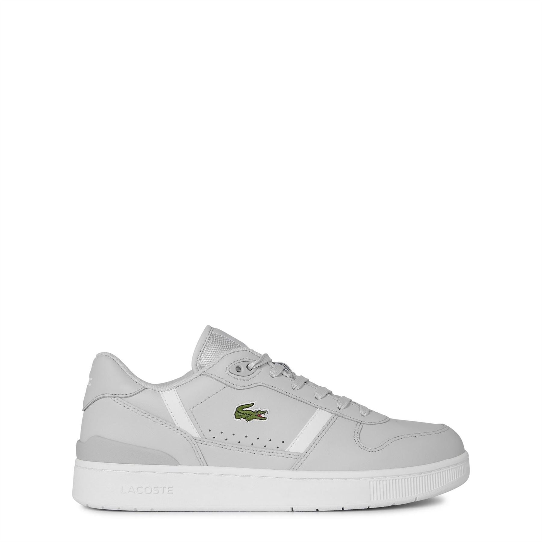 Lacoste T Clip Low Top Crocodile Print Sneakers