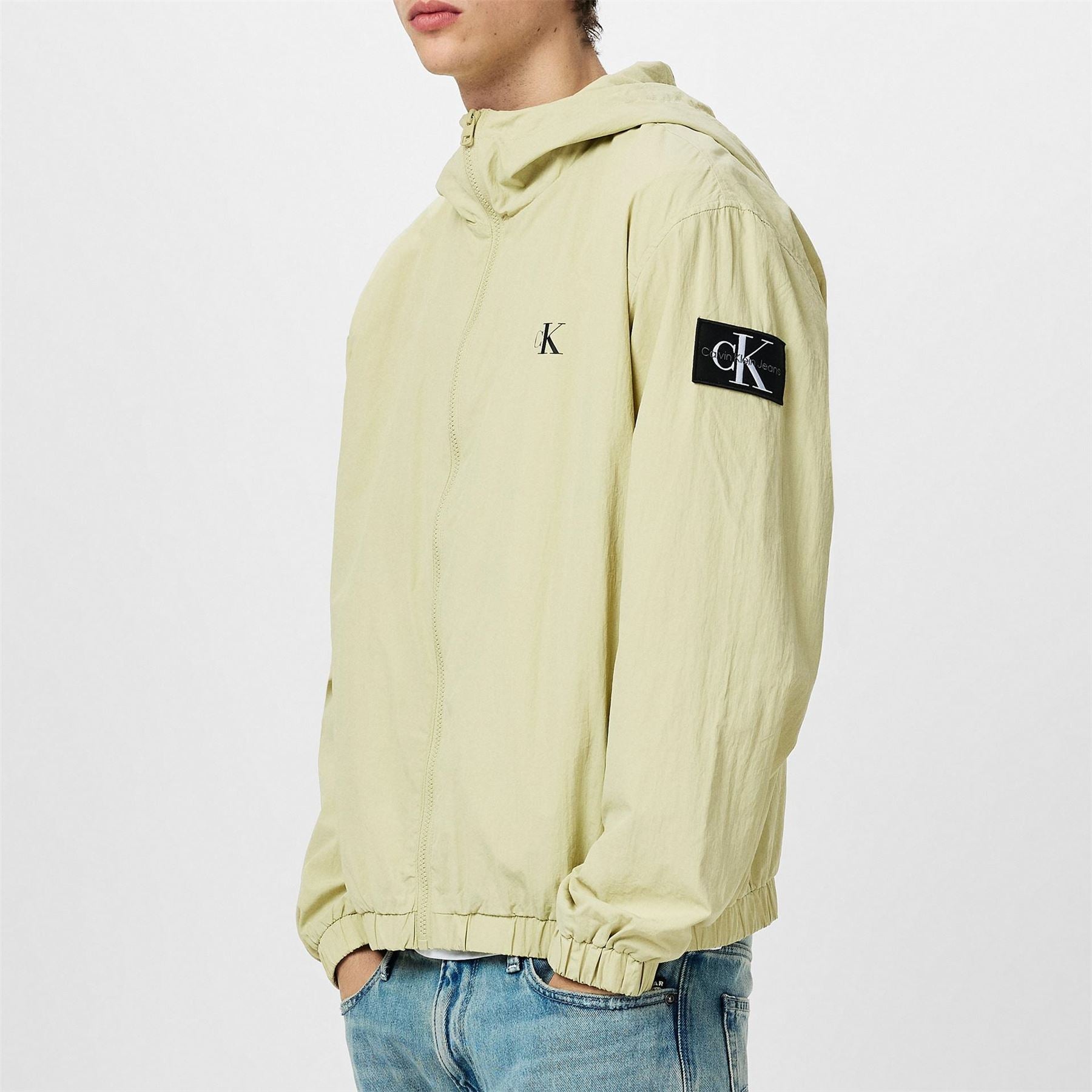 Calvin Klein Jeans Hooded Windbreaker Regular Fit Jacket
