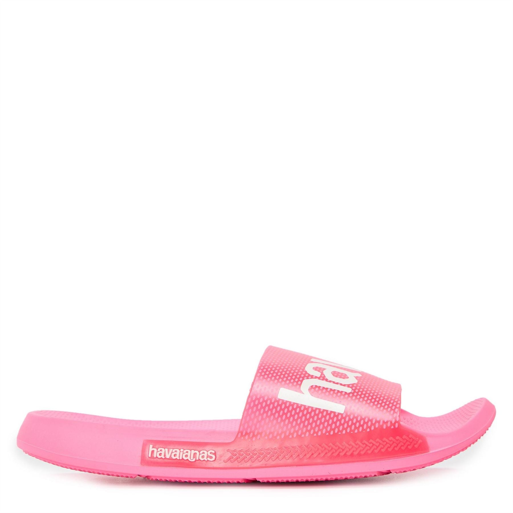 Havaianas Solid Patterned Open Toe Slide Sandals