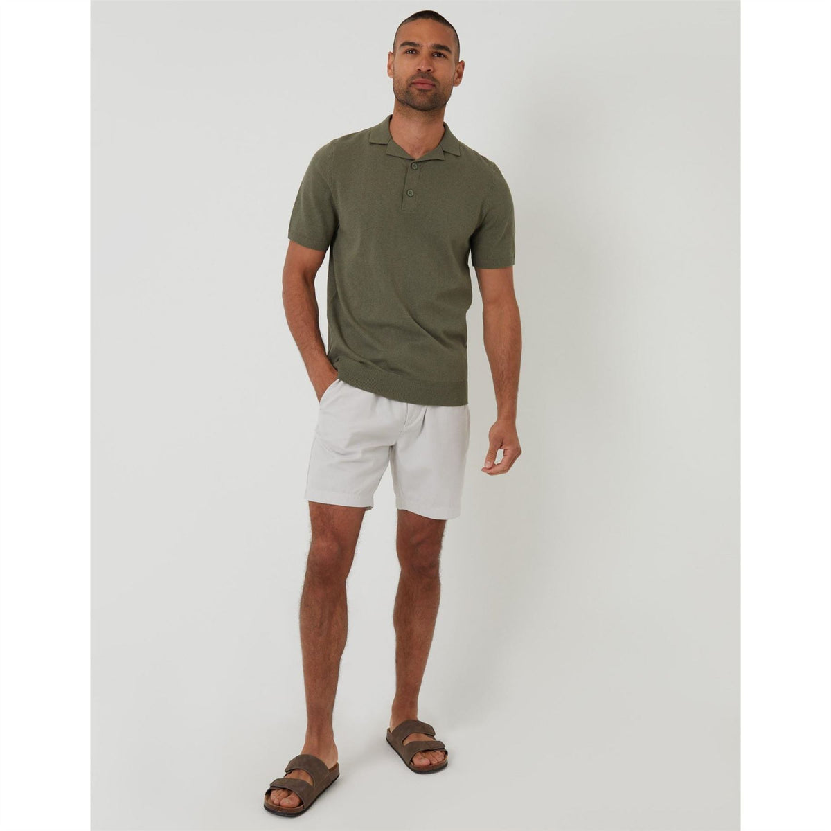 Threadbare Alwin Collared Neck Short Sleeve Polo Shirt