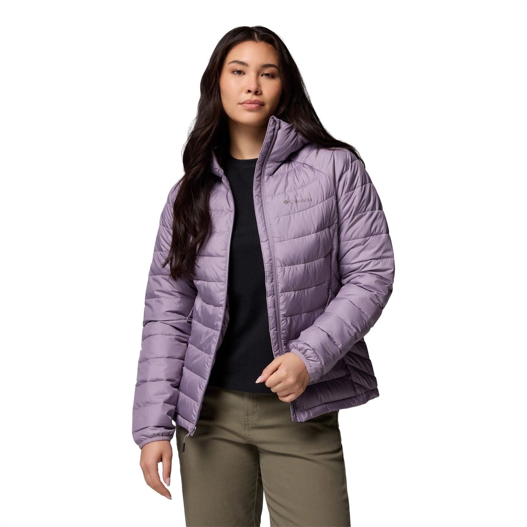 Columbia Powder Lite II Water and Wind Resistant Long Sleeve Insulated Puffer Jacket