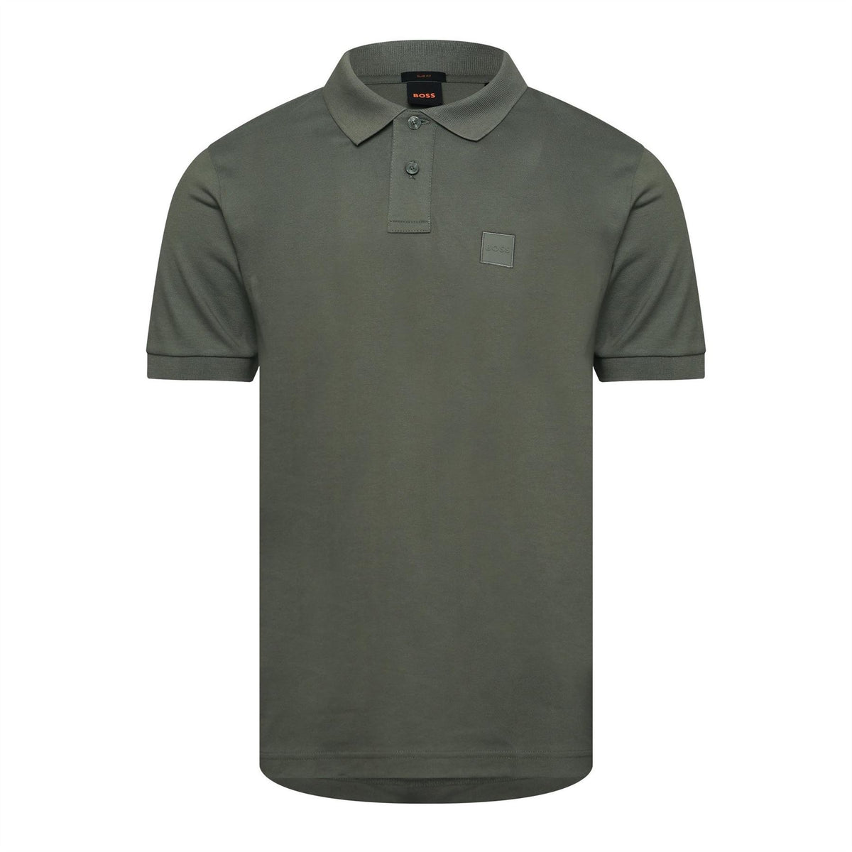 Boss Collared Neck Button Placket Polo Shirt