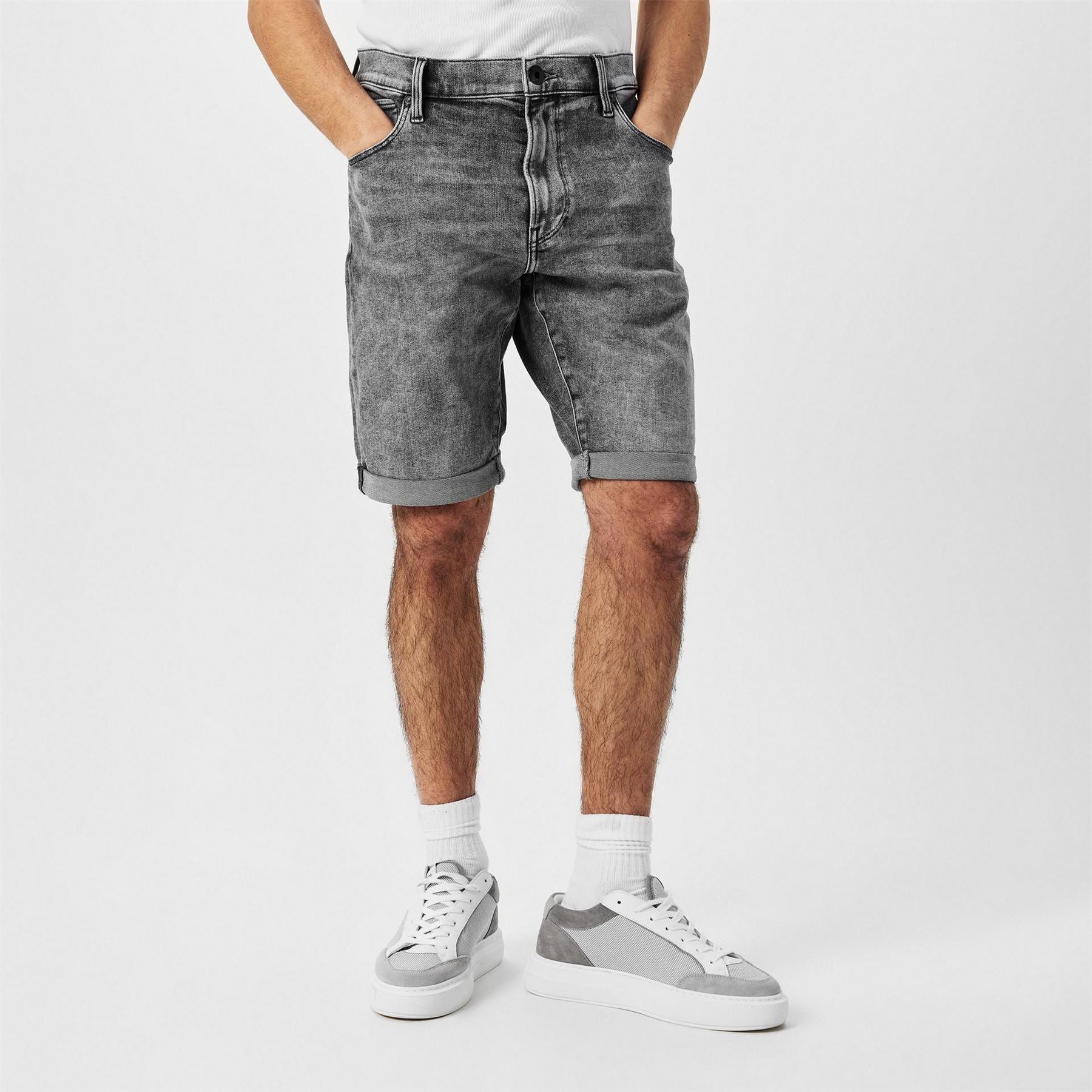 G Star Slim Denim Shorts