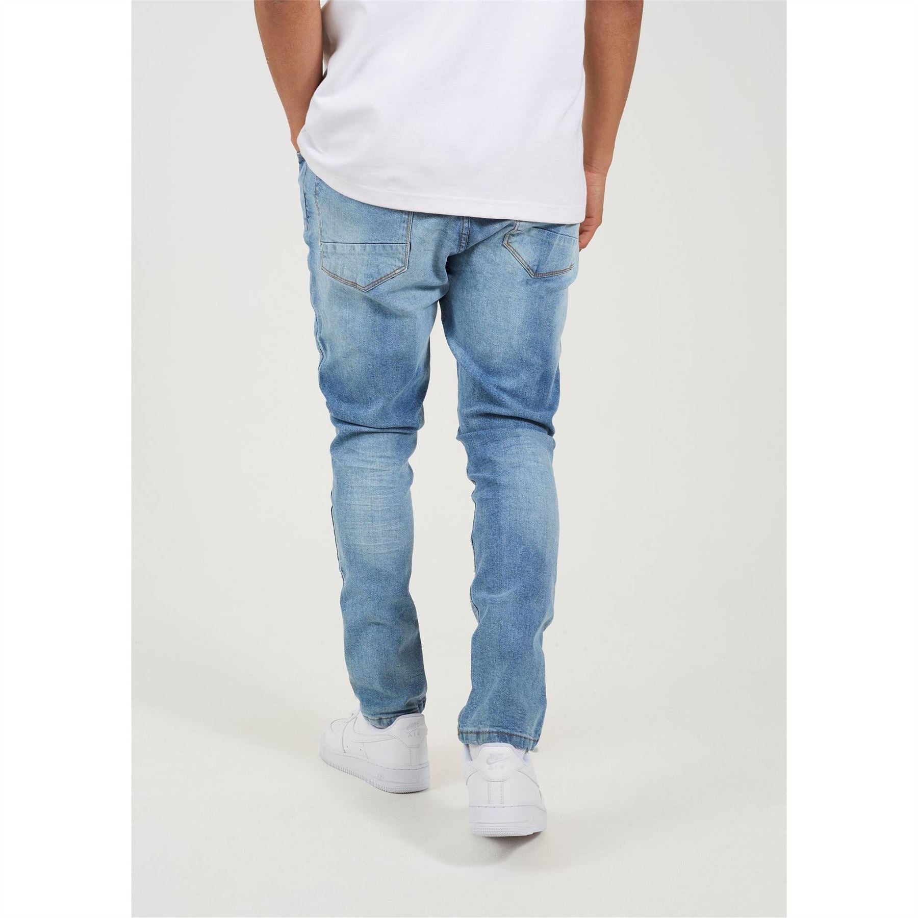 Brave Soul Fit Jeans With Knee Rips