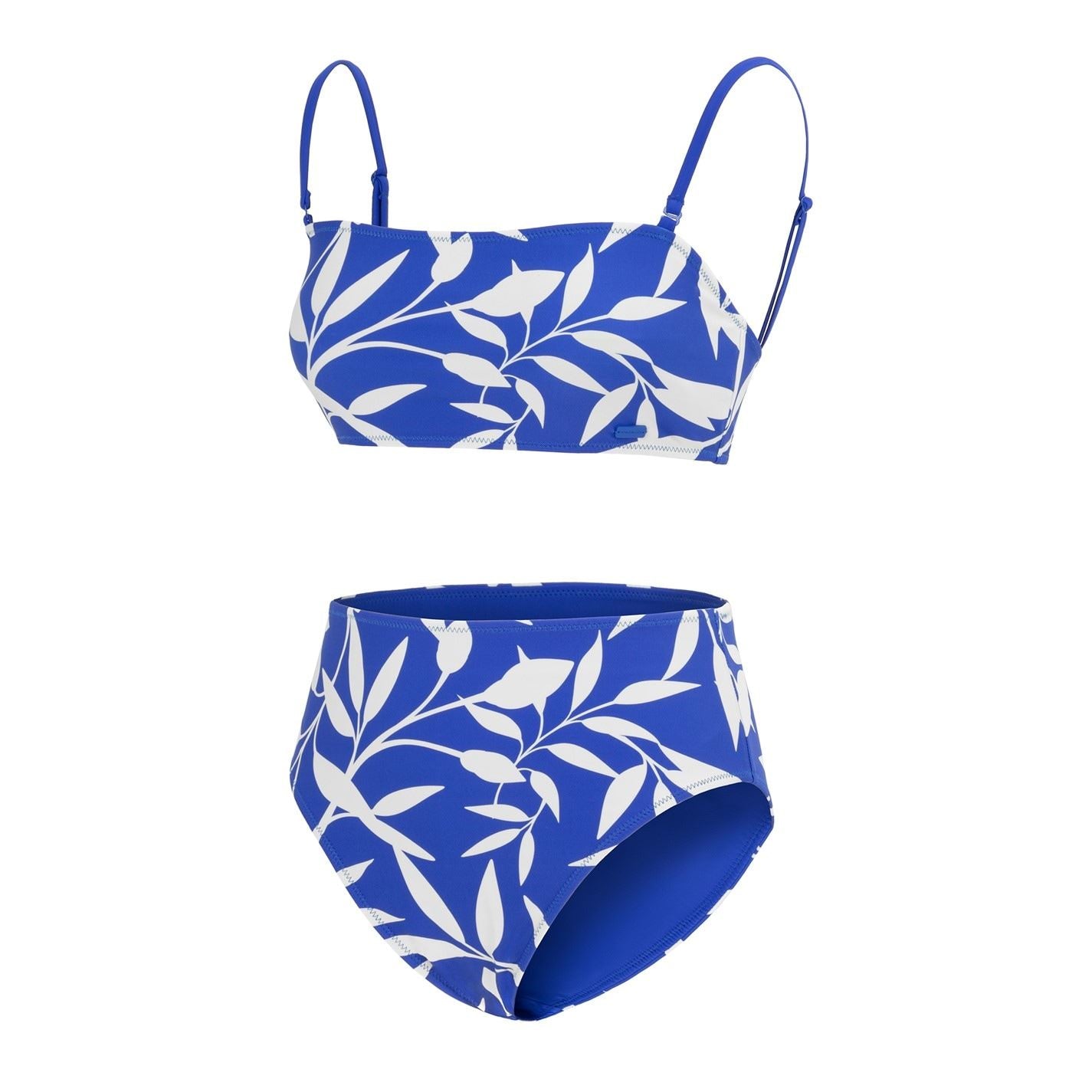 SoulCal Rev Mid Zebra Patterned Tie Back Bikini Set