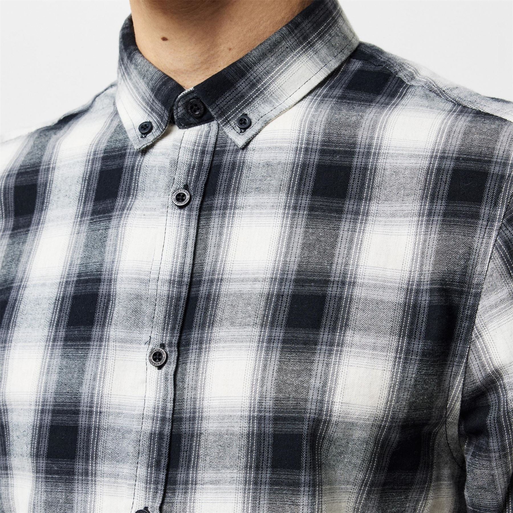 Threadbare Cheque Long Sleeve Patterned Shirt