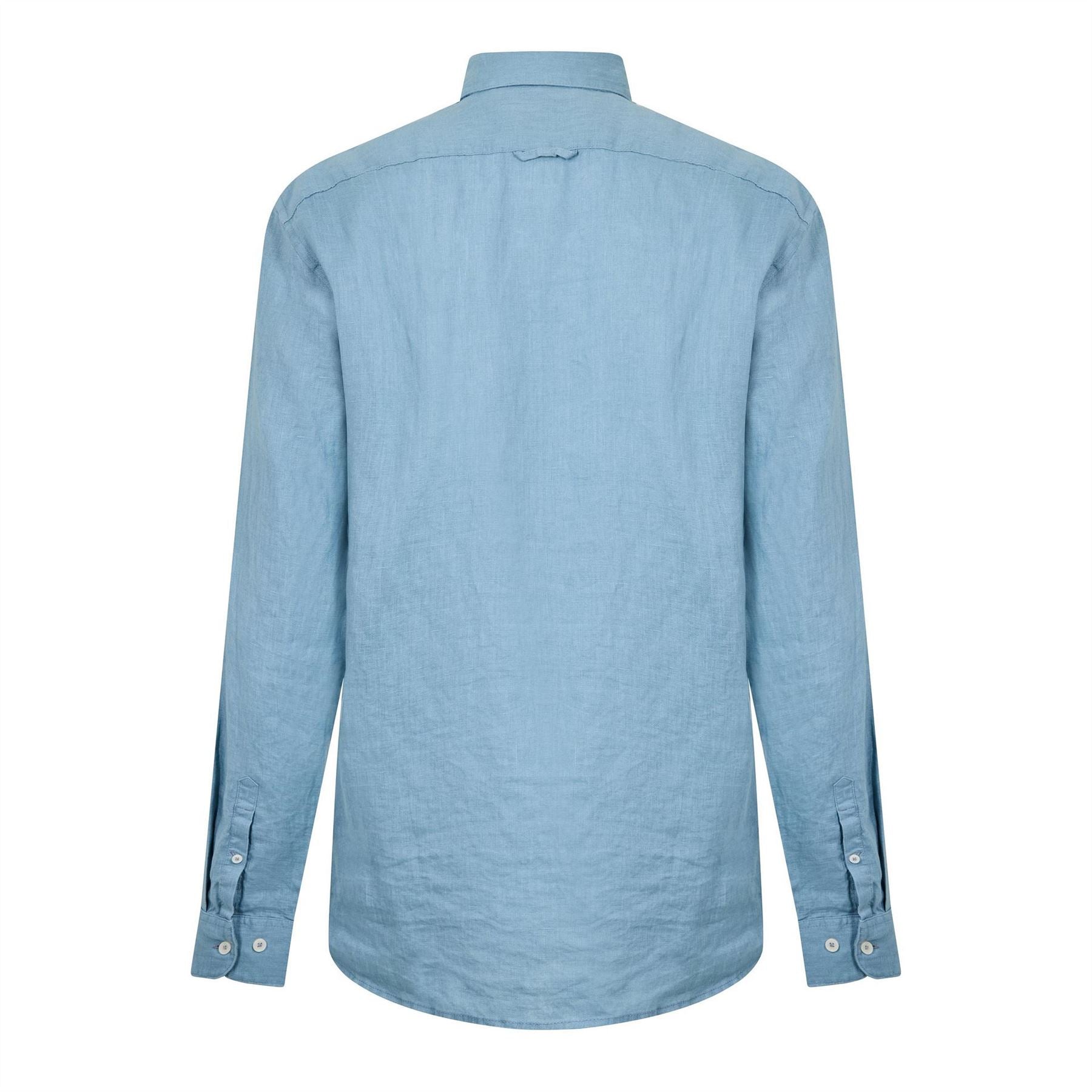 Timberland Mill Brook Linen Leaf Green Long Sleeve Plain Shirt