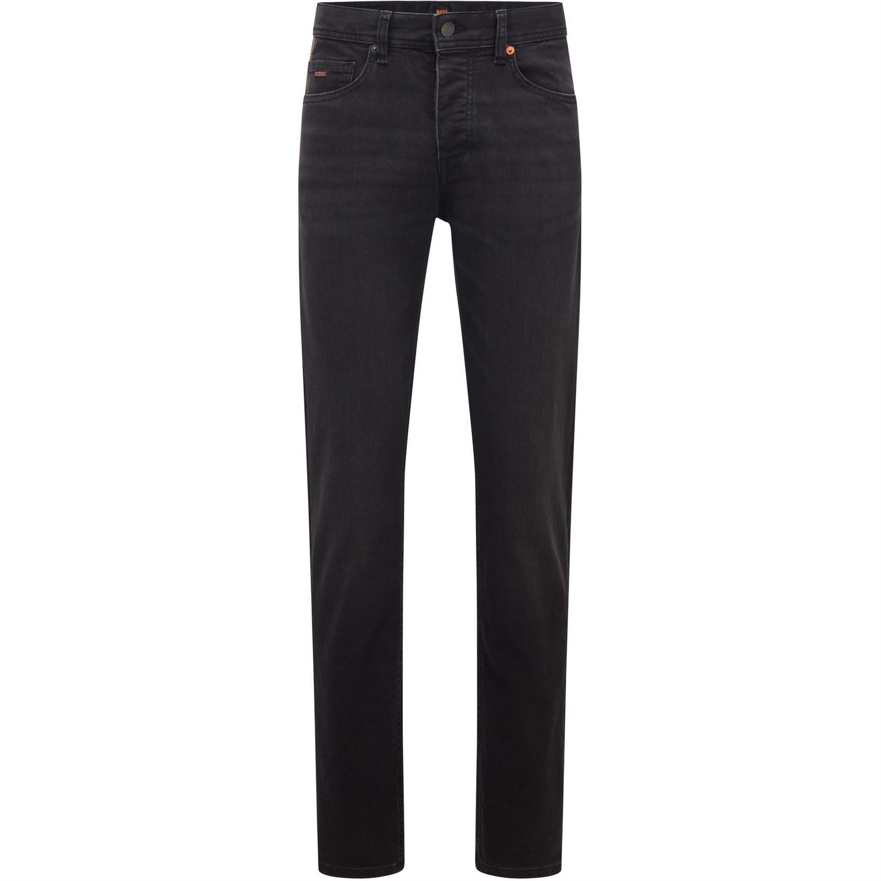 Boss Taber Mid Rise Stretch Tapered Fit Tapered Jeans