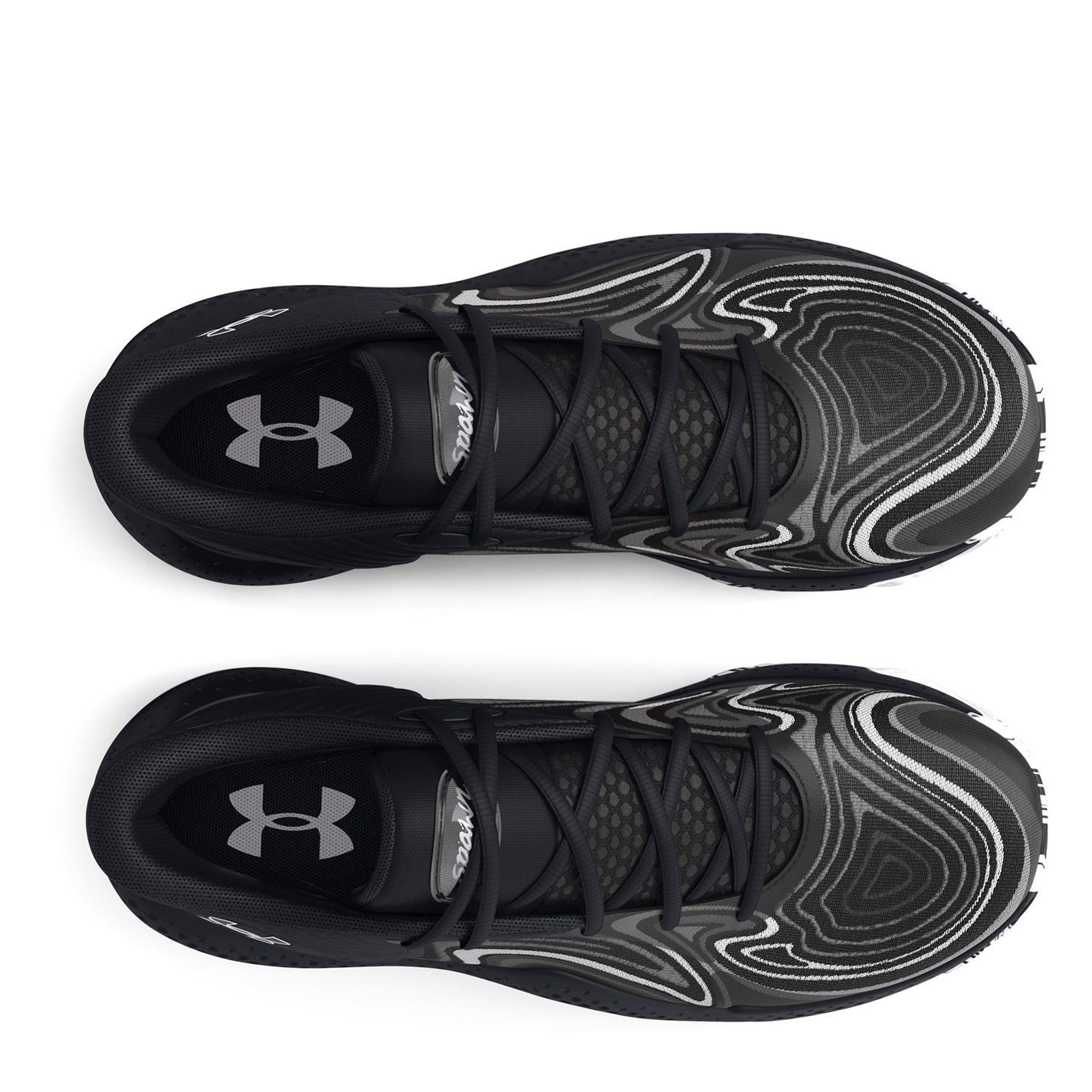Under Armour UA Spawn 6 Mid Basketball Graphic Print Lace-Up Trainers