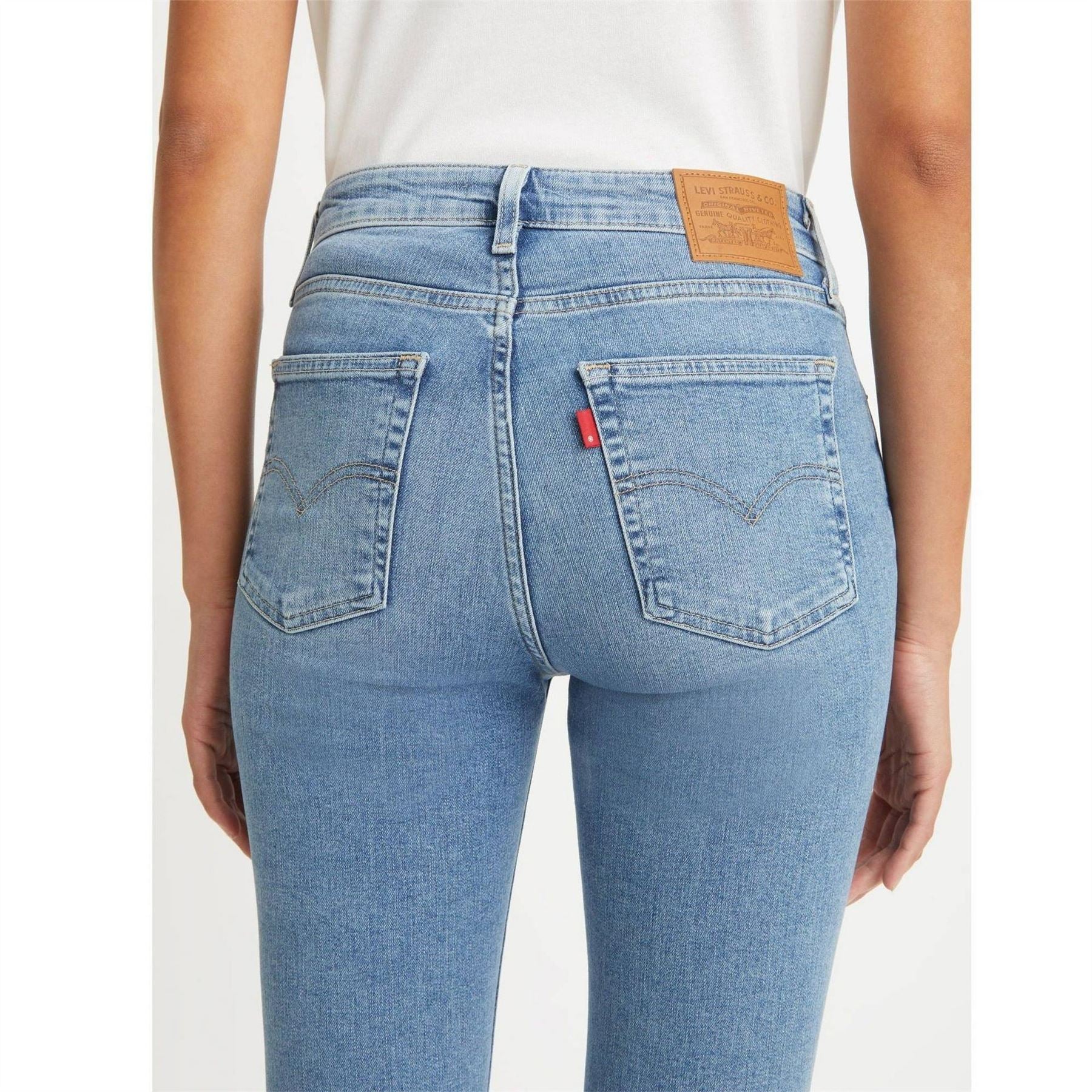 Levis 721 High Rise Cotton Stretch Skinny Jeans