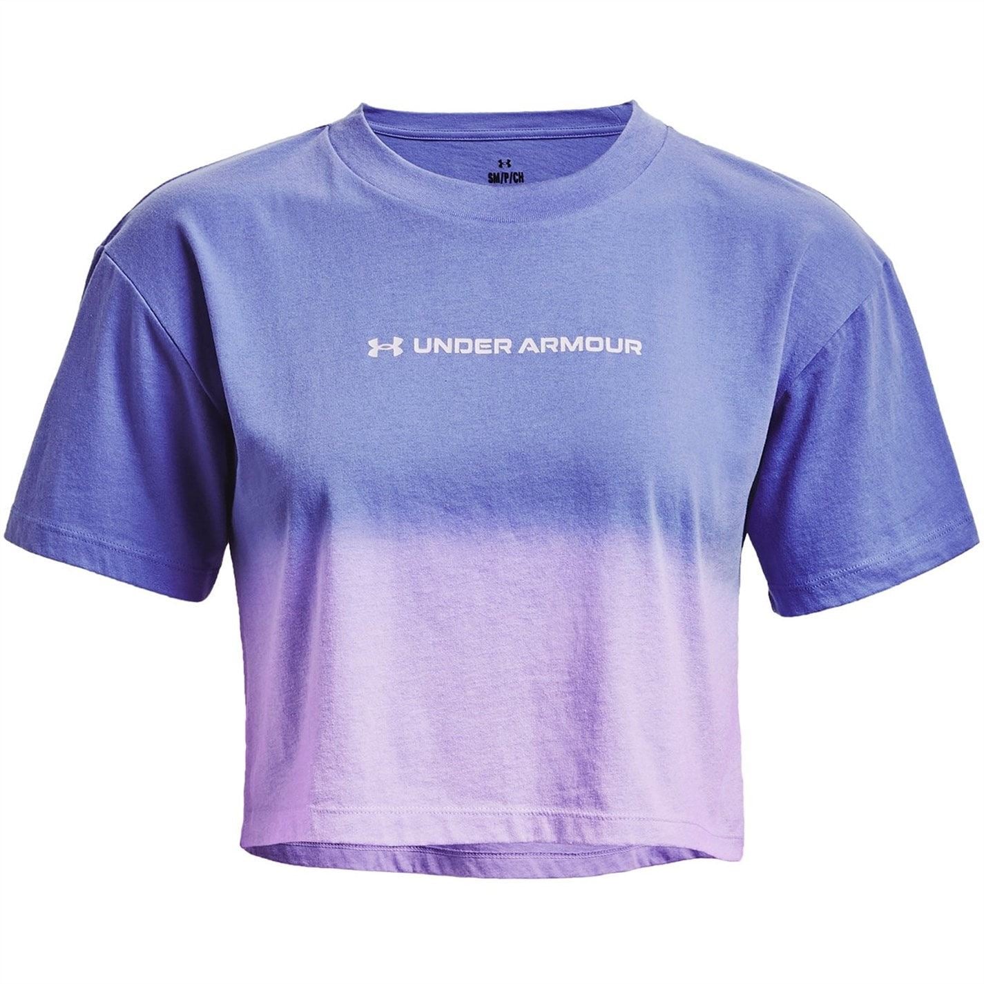 Under Armour Cropped Crew Neck Relaxed Fit T-Shirt