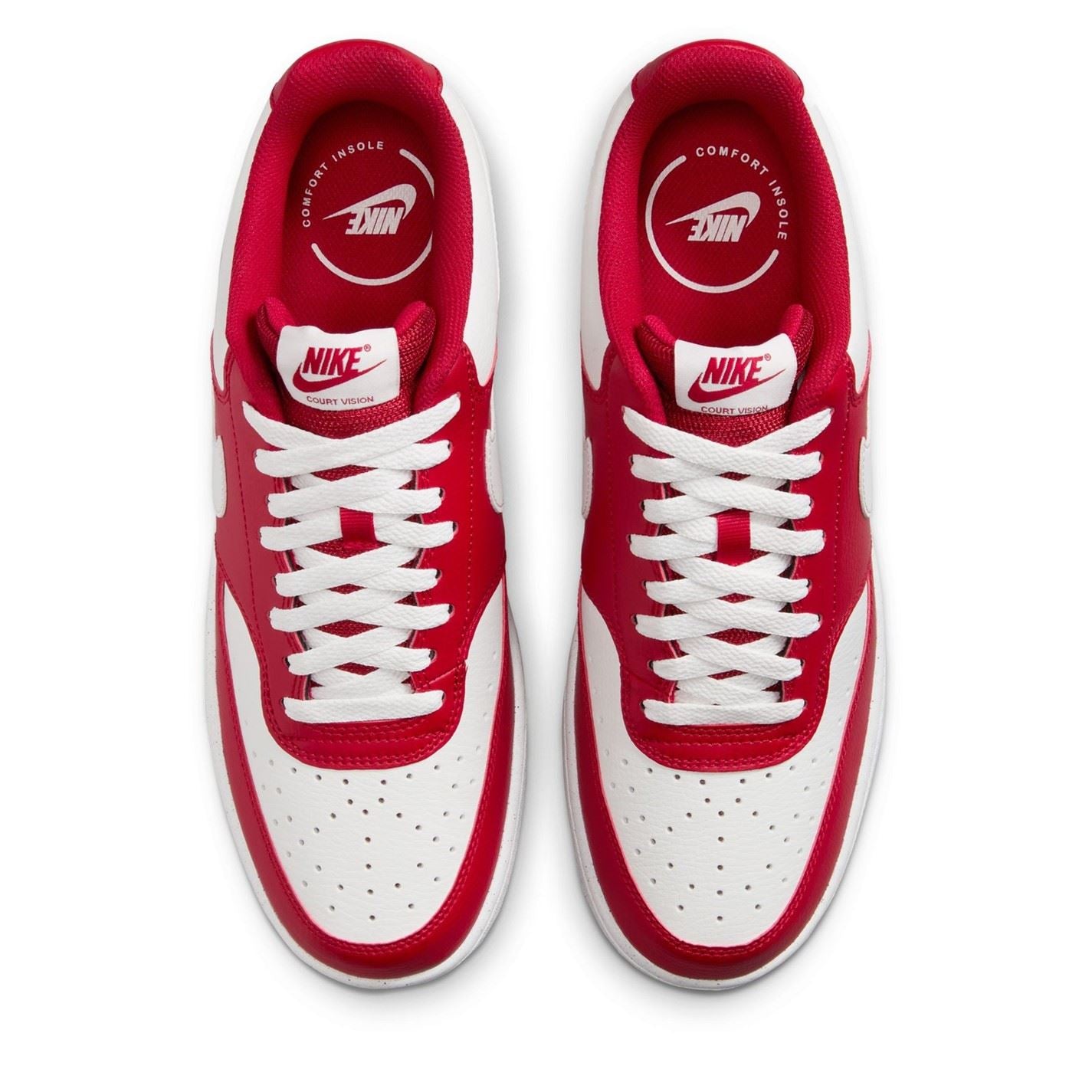 Nike Court Vision Low Top Lace-Up Sneakers