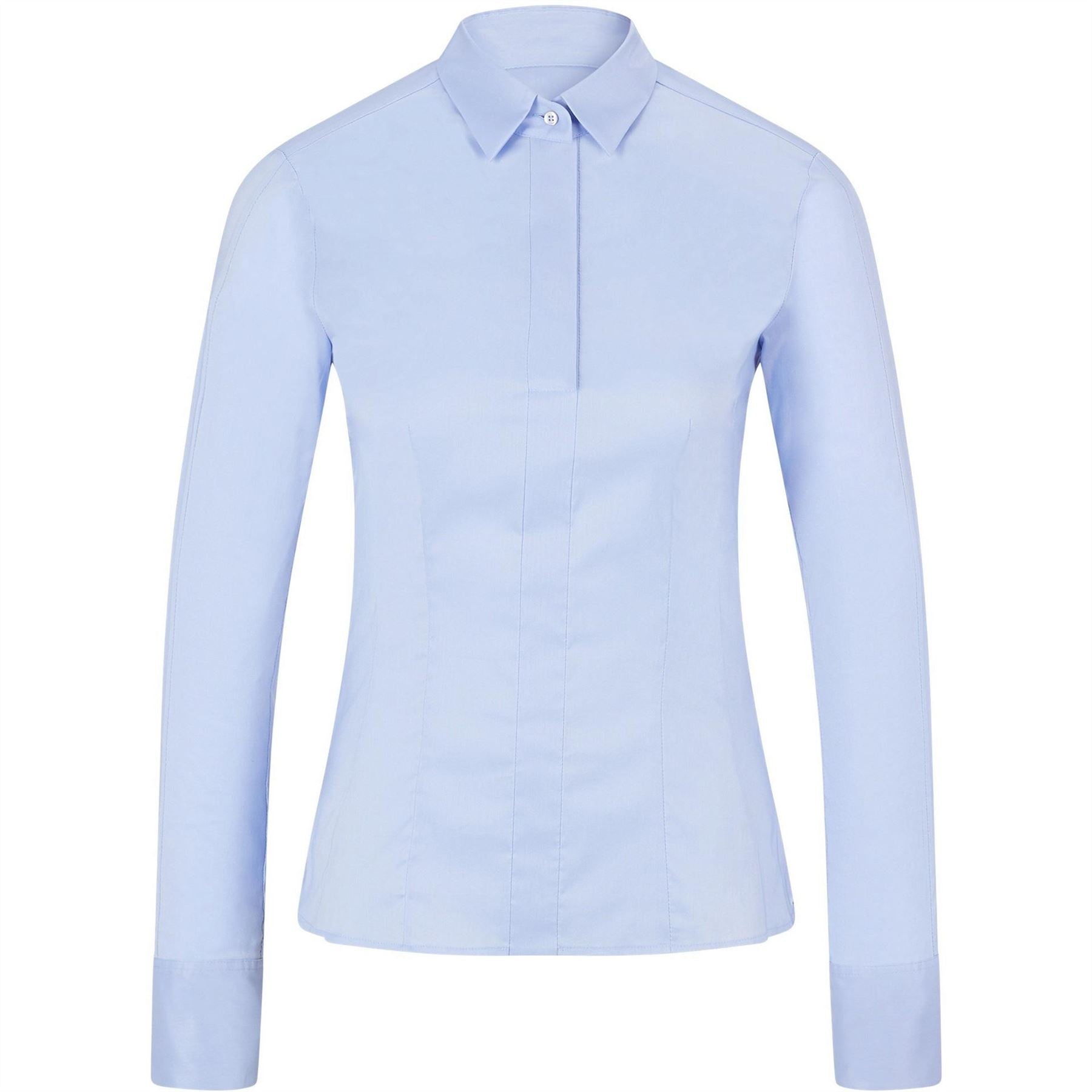Boss Slim Fit Long Cuff Sleeve Blouse