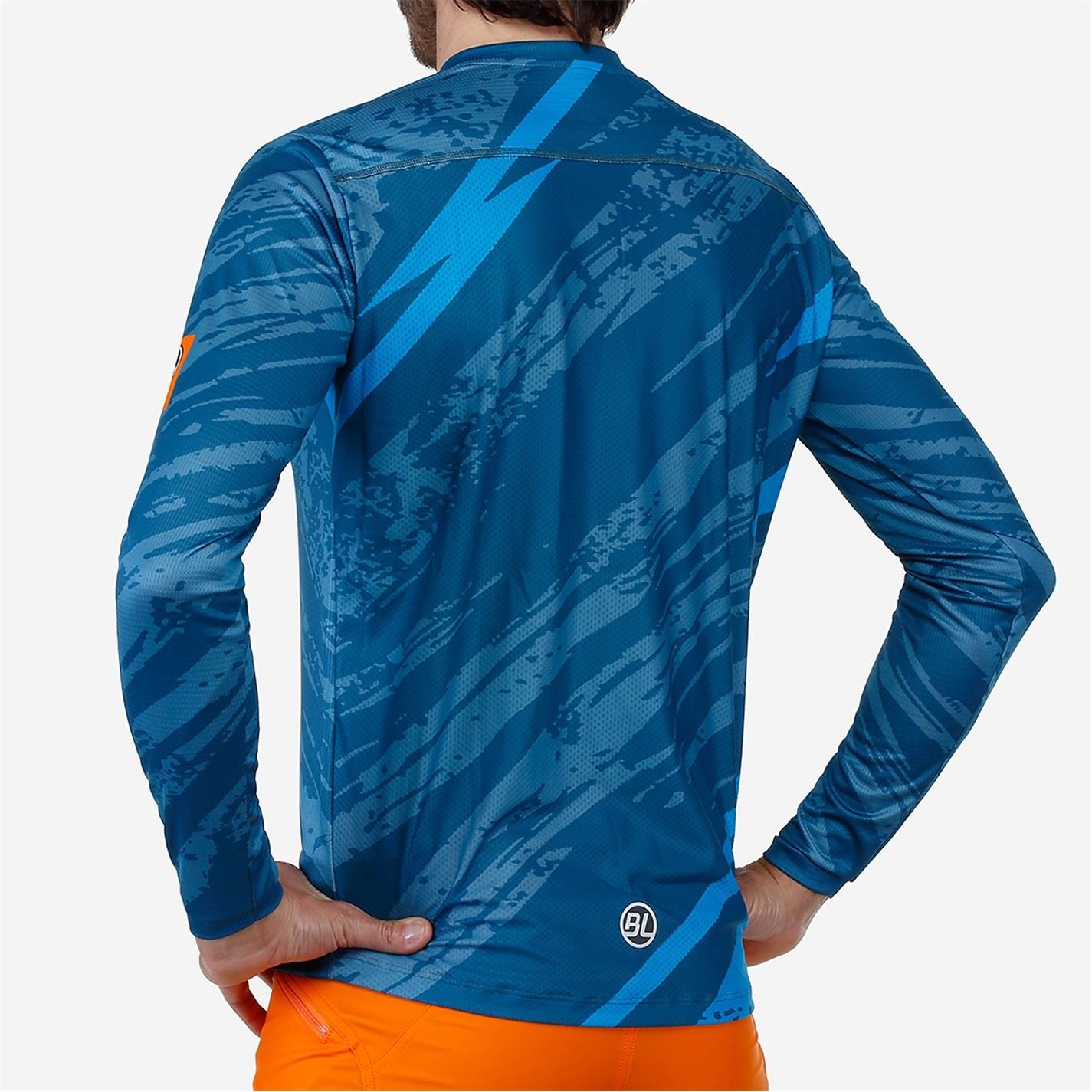 Bicycle Line Ponente UPF 30+ V Neck Long Sleeve Cycling Jersey