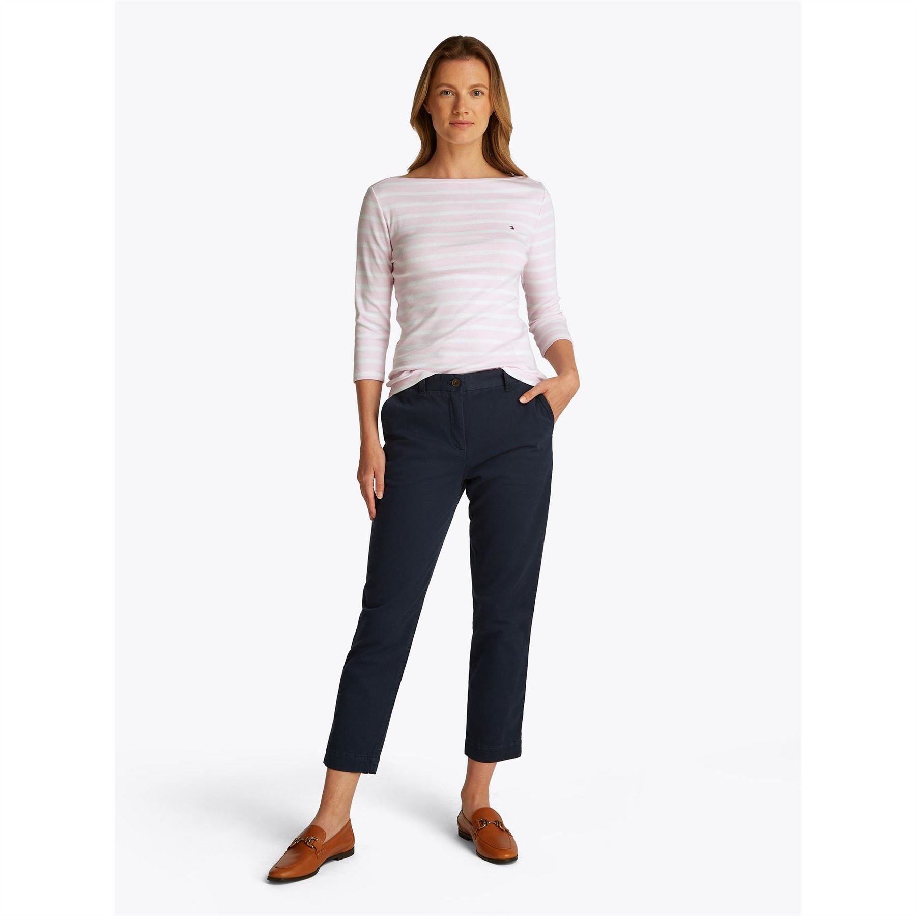 Tommy Hilfiger Cody Slim Fit Boat Neck 3/4 Sleeve T-Shirt