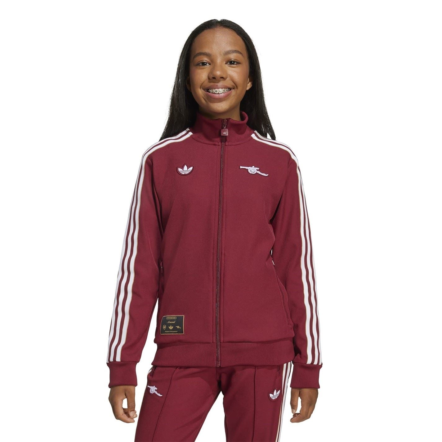 adidas Arsenal Icons Tracksuit Top Juniors
