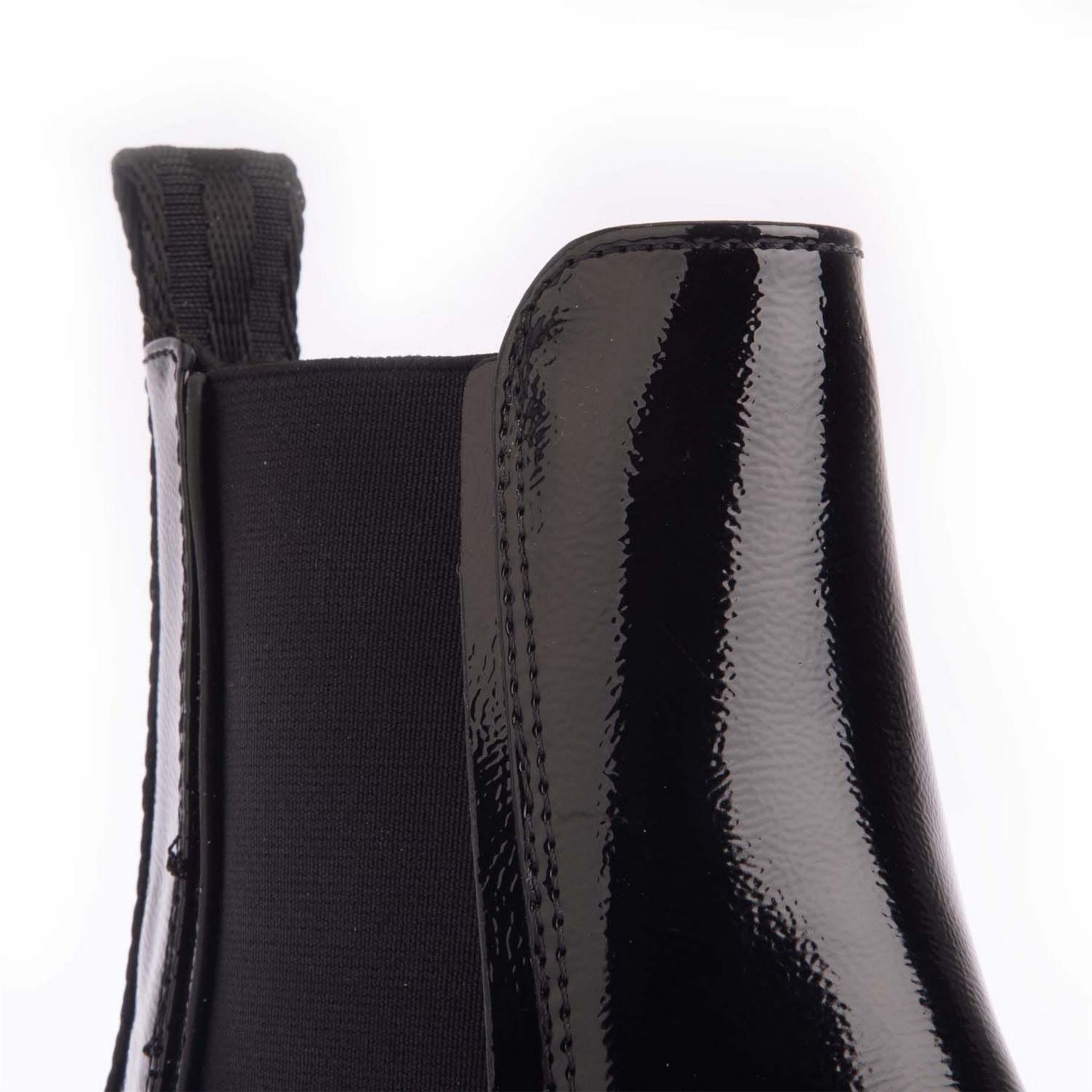 Rocket Dog Patent Chelsea Boots