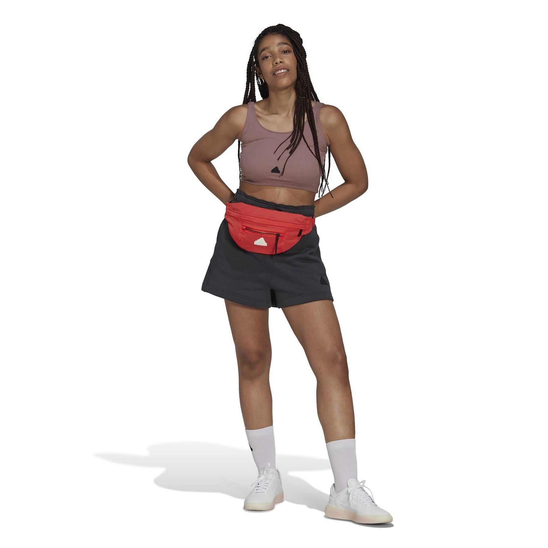 adidas Fleece Jogger Shorts