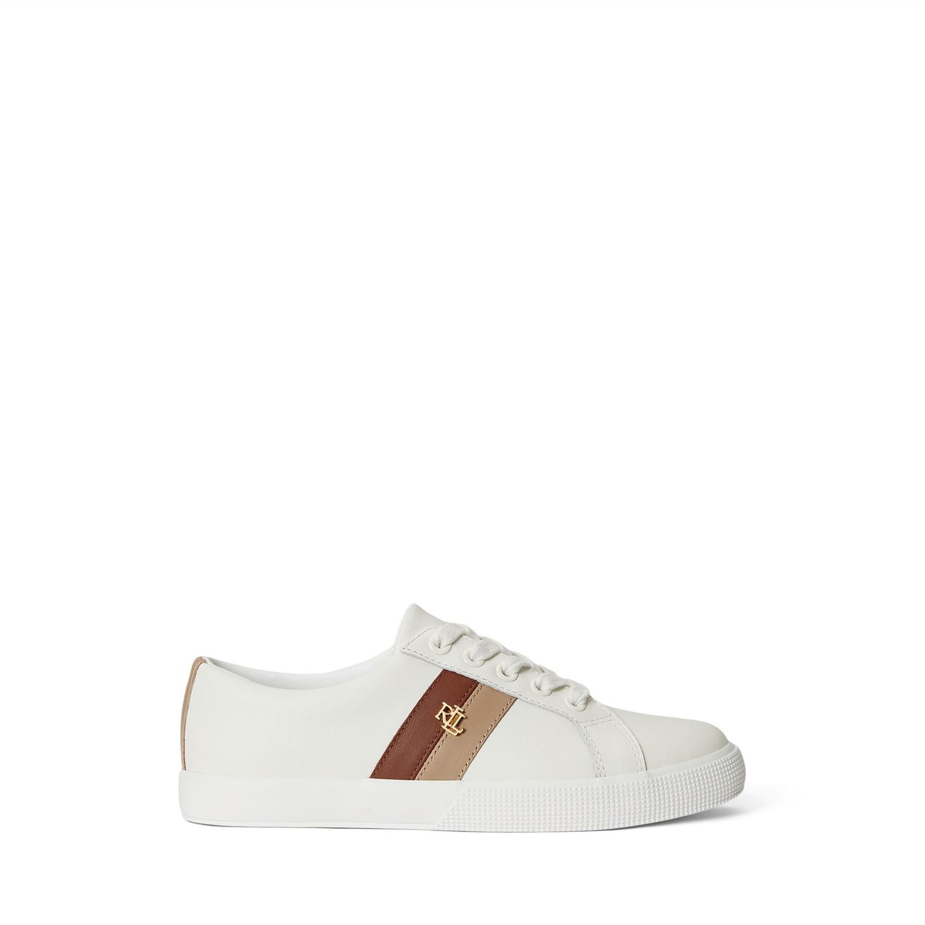 Lauren by Ralph Lauren Janson Leather Court Trainers