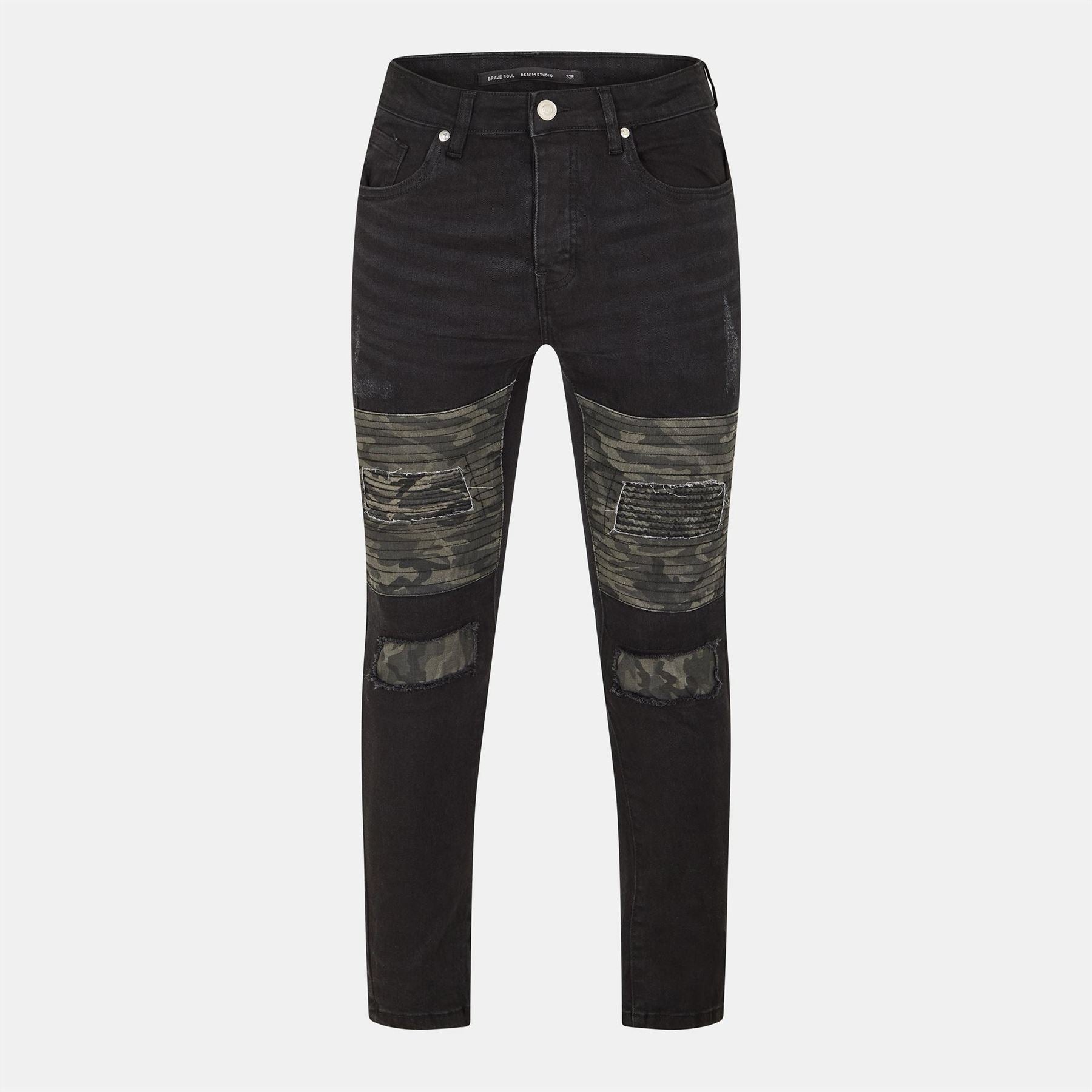 Brave Soul Wash Biker Jean