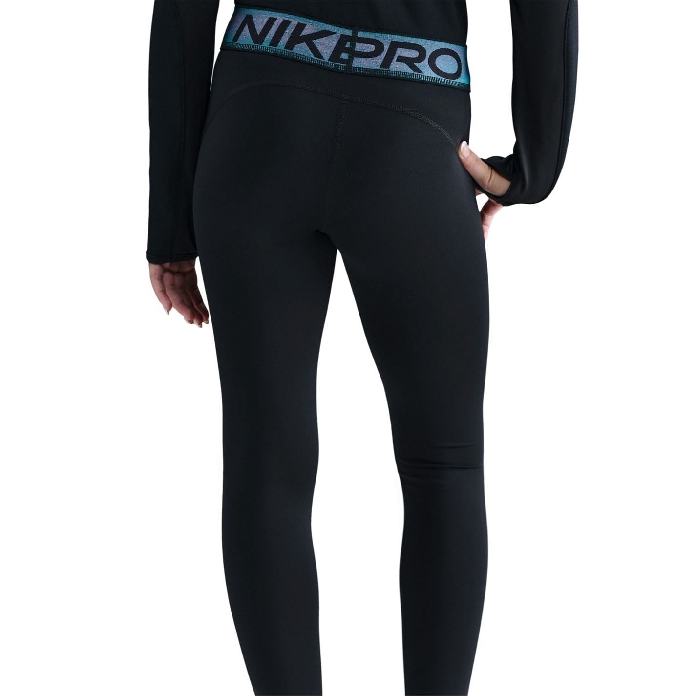 Nike Pro Compression Solid Patterned Leggings