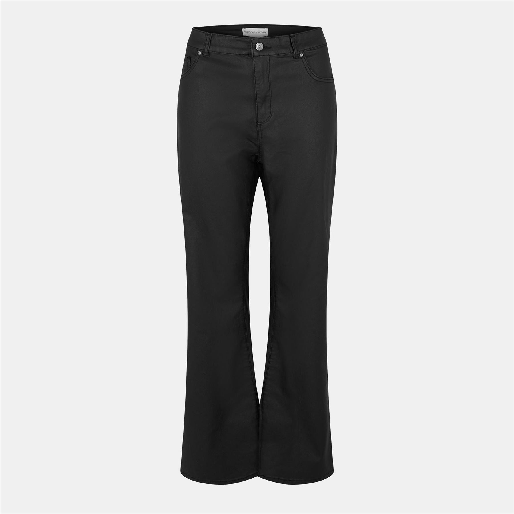Only Solid Patterned Flared Trousers