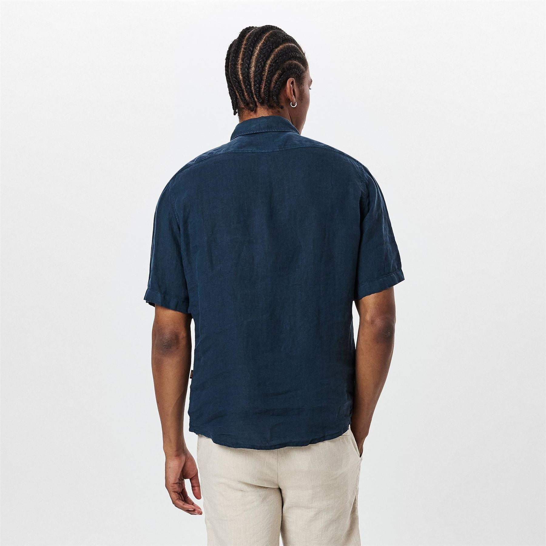 Boss Hbo Rash 2 Lin Short Sleeve Relaxed FiT-Shirt
