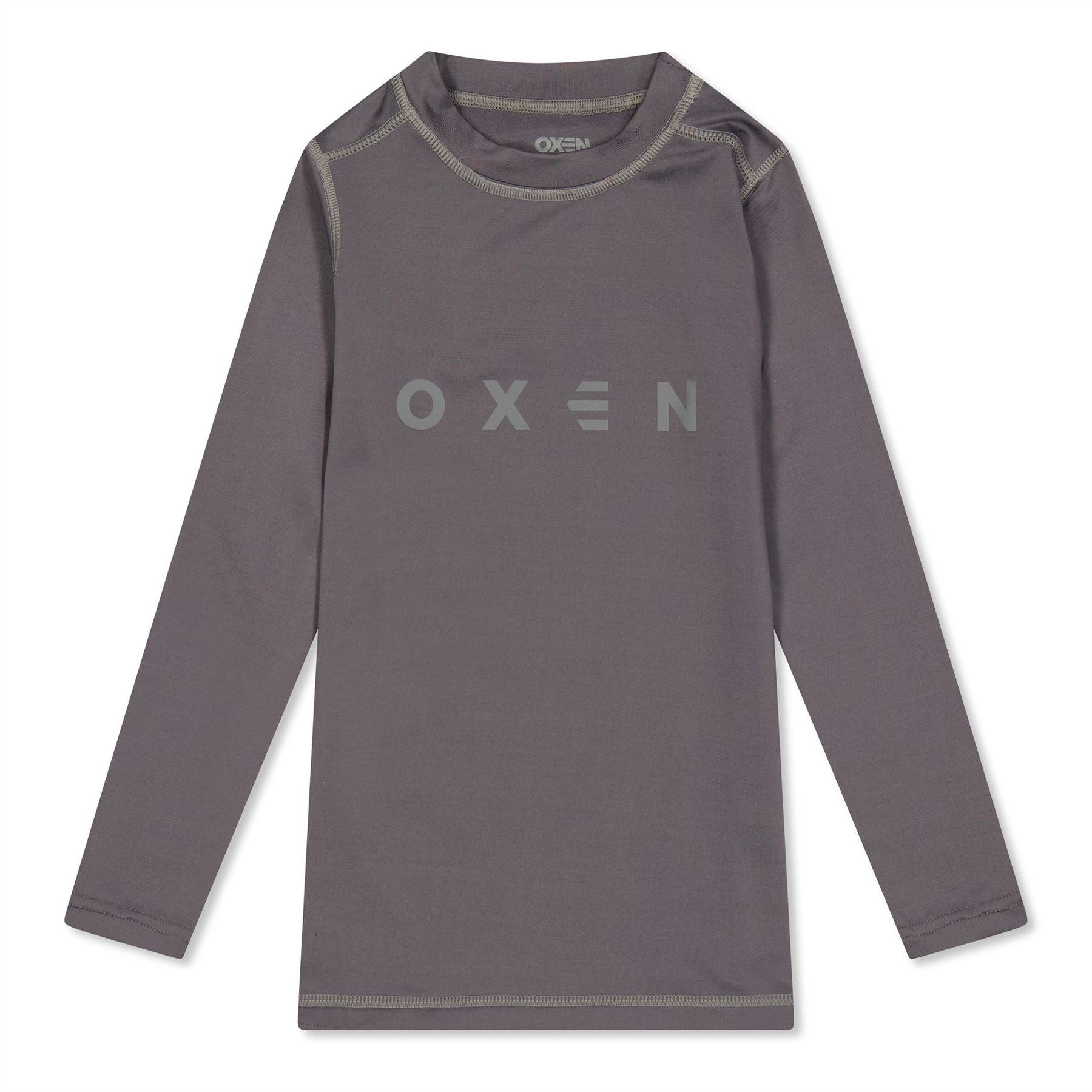 OXEN Crew Neck Long Sleeve Snug Fit Athletic Jersey