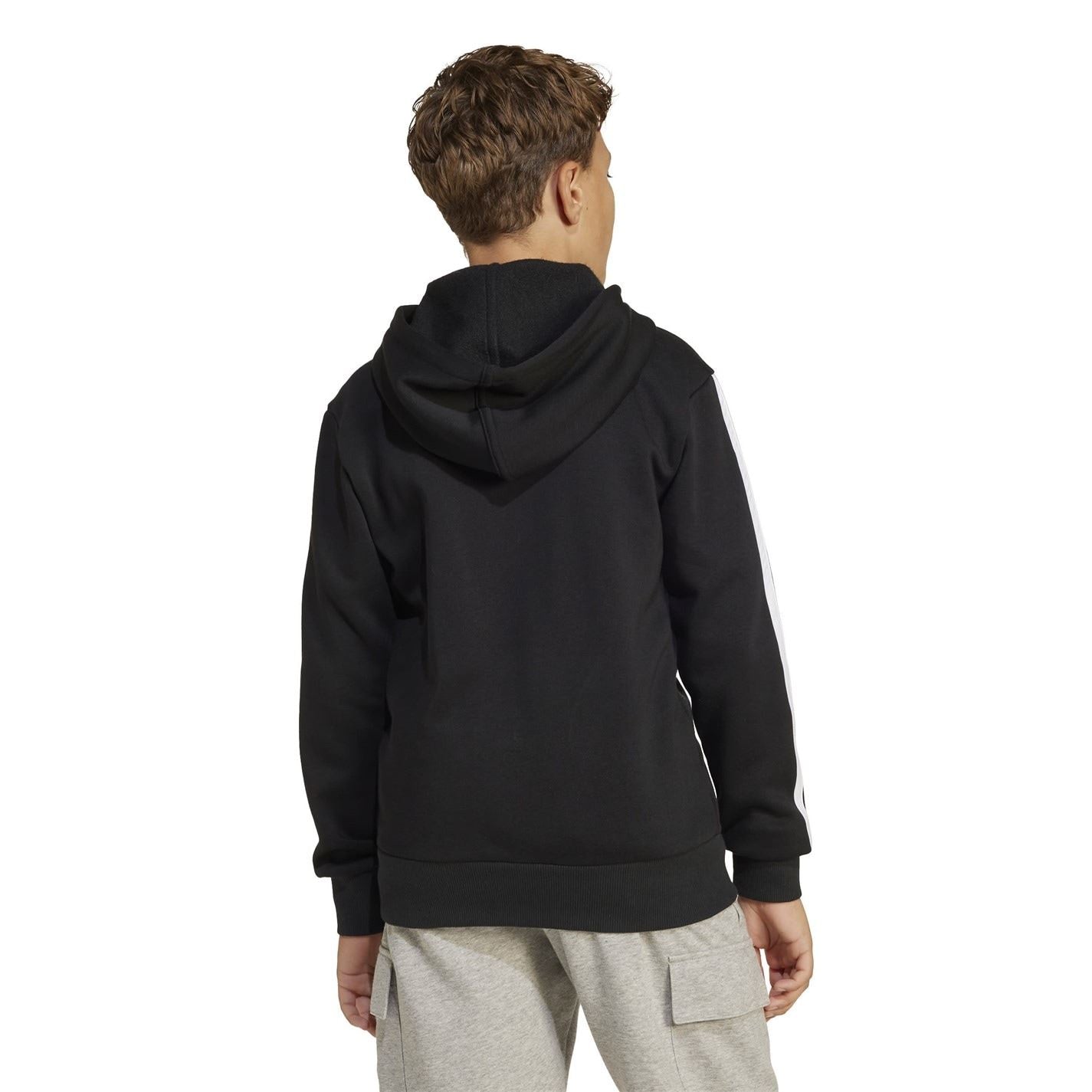 adidas Essentials 3 Stripes Hoodie Kids