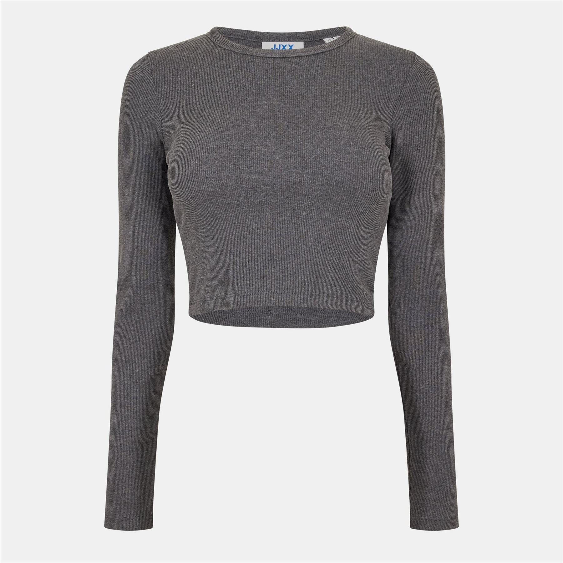 JJXX Feline Slim Fit Cropped Long Sleeve T-Shirt