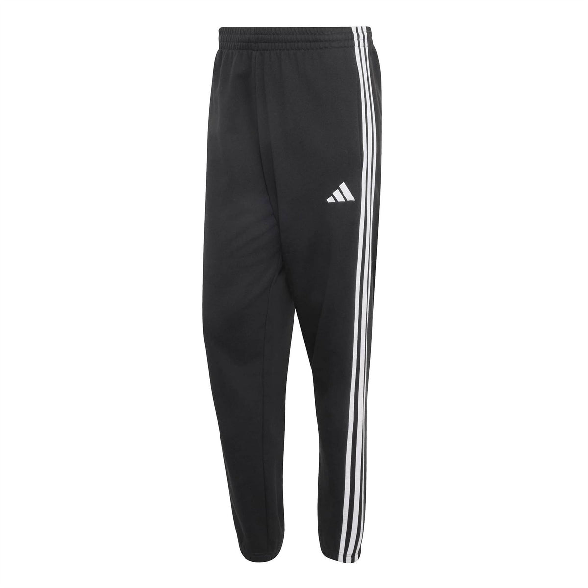 adidas Fleece Tapered Cuff 3 Stripes Joggers M