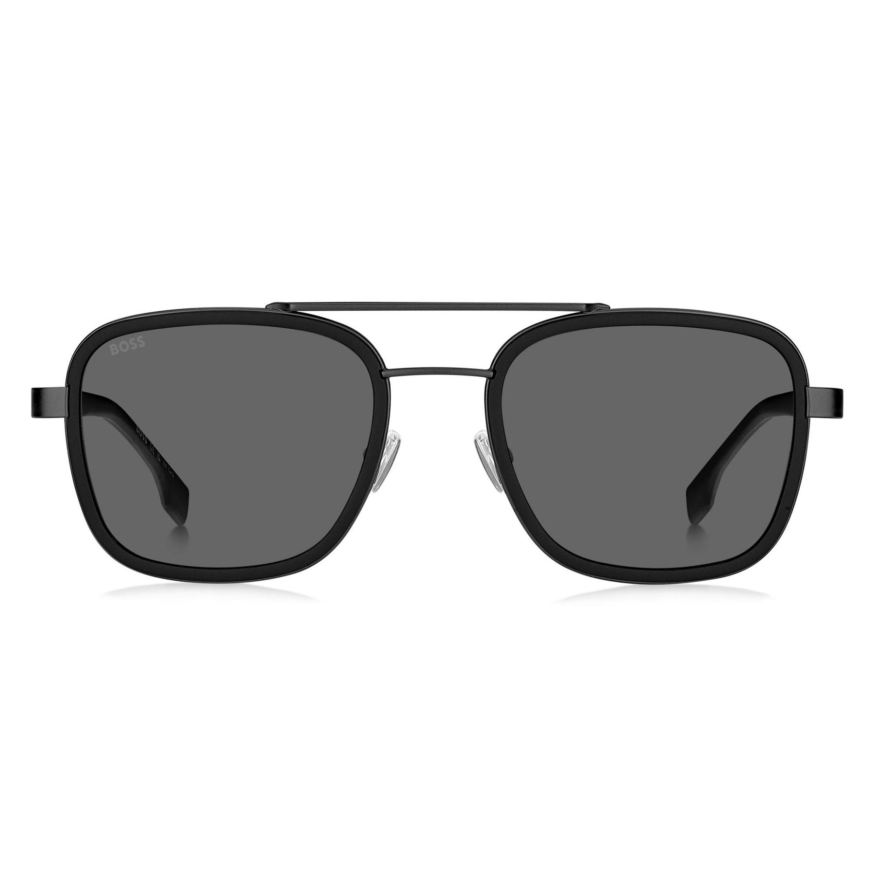 Boss Double Bridge Round Sunglasses