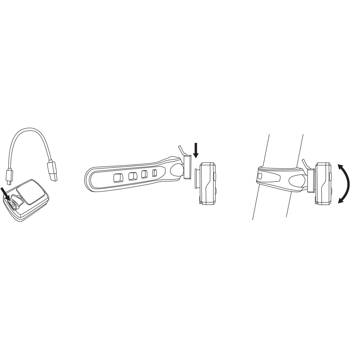 Pinnacle Rear Bike Light 65l