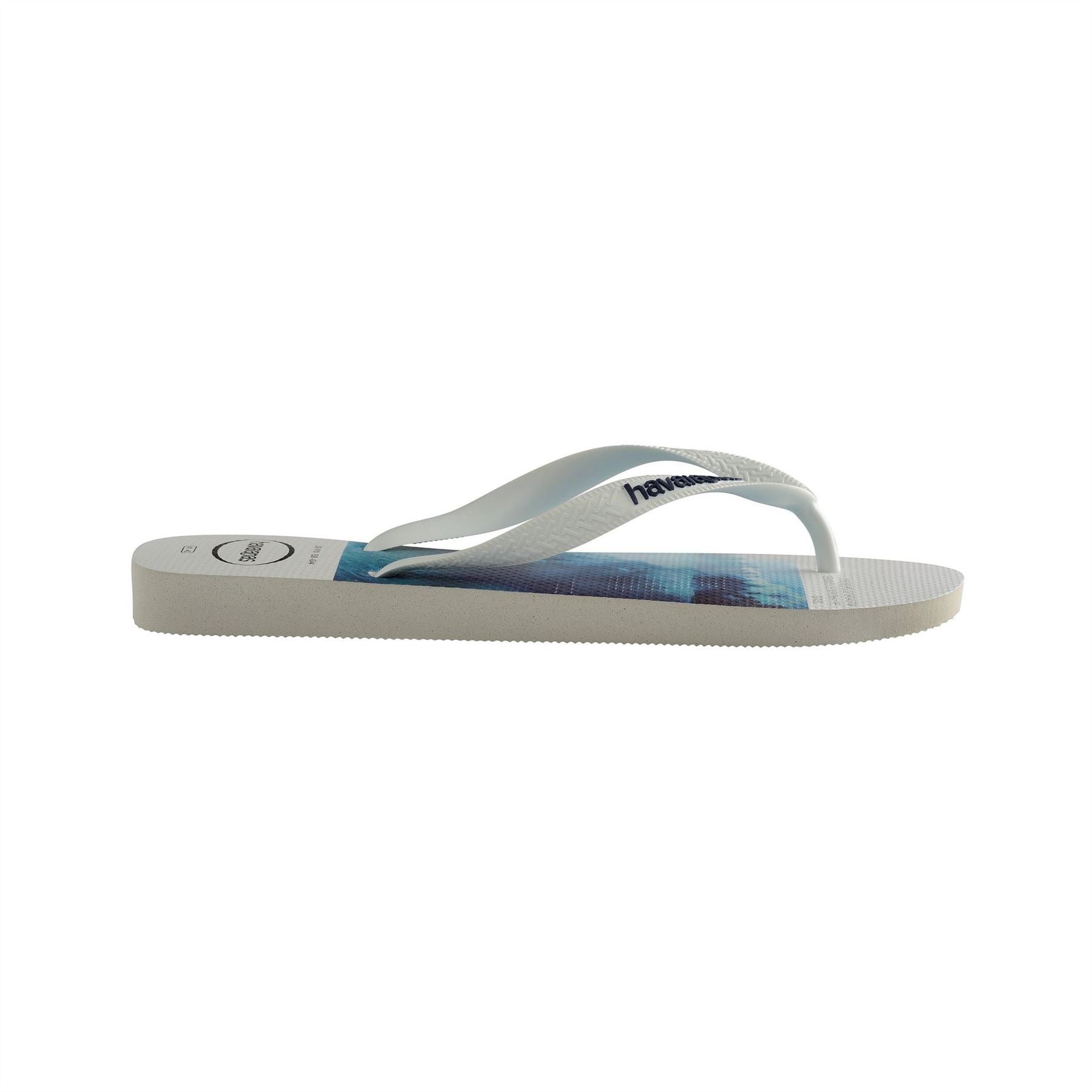 Havaianas Womens Hav. Hype White White Black Black 3 Flip Flops