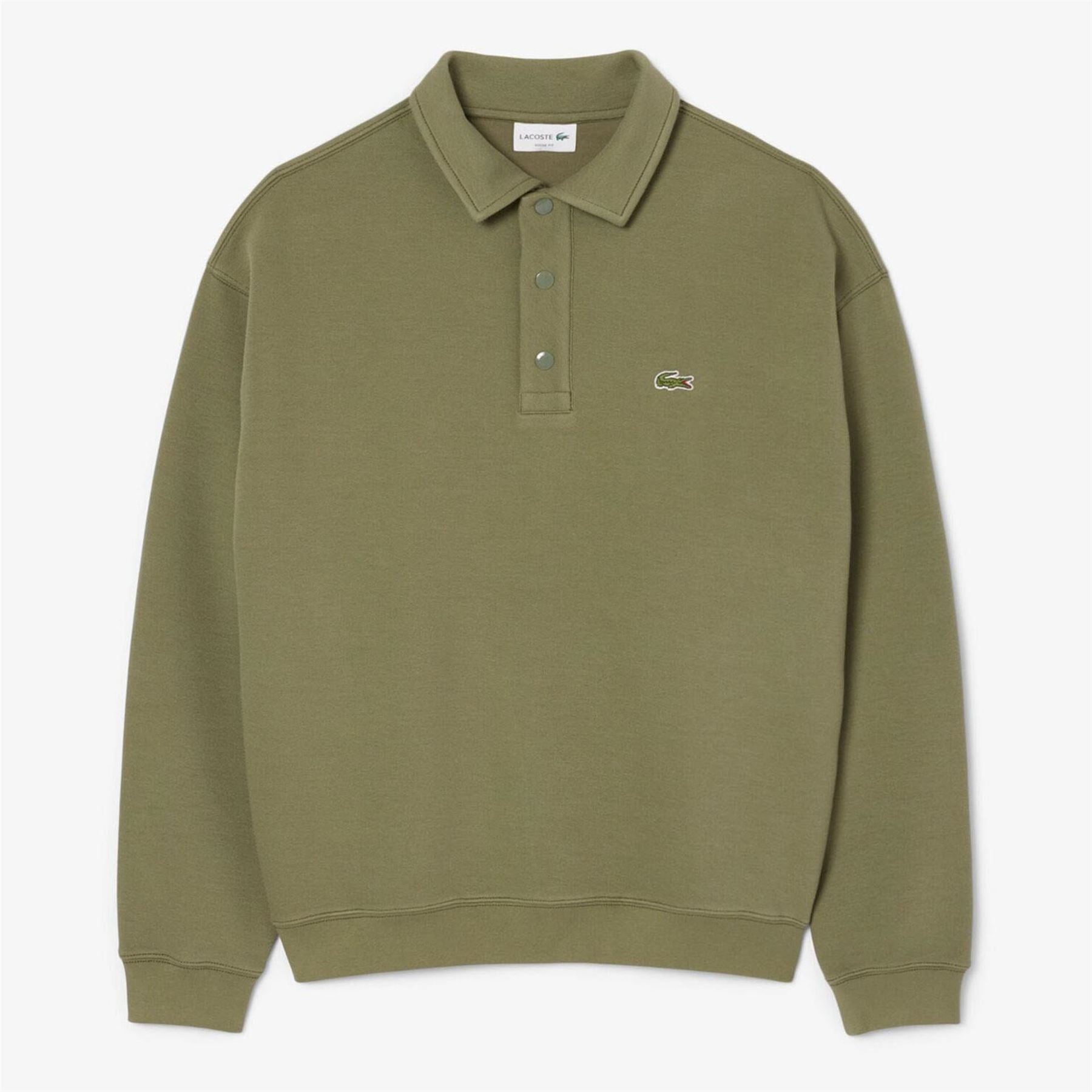 Lacoste Loose Fit Piqué Sweatshirt