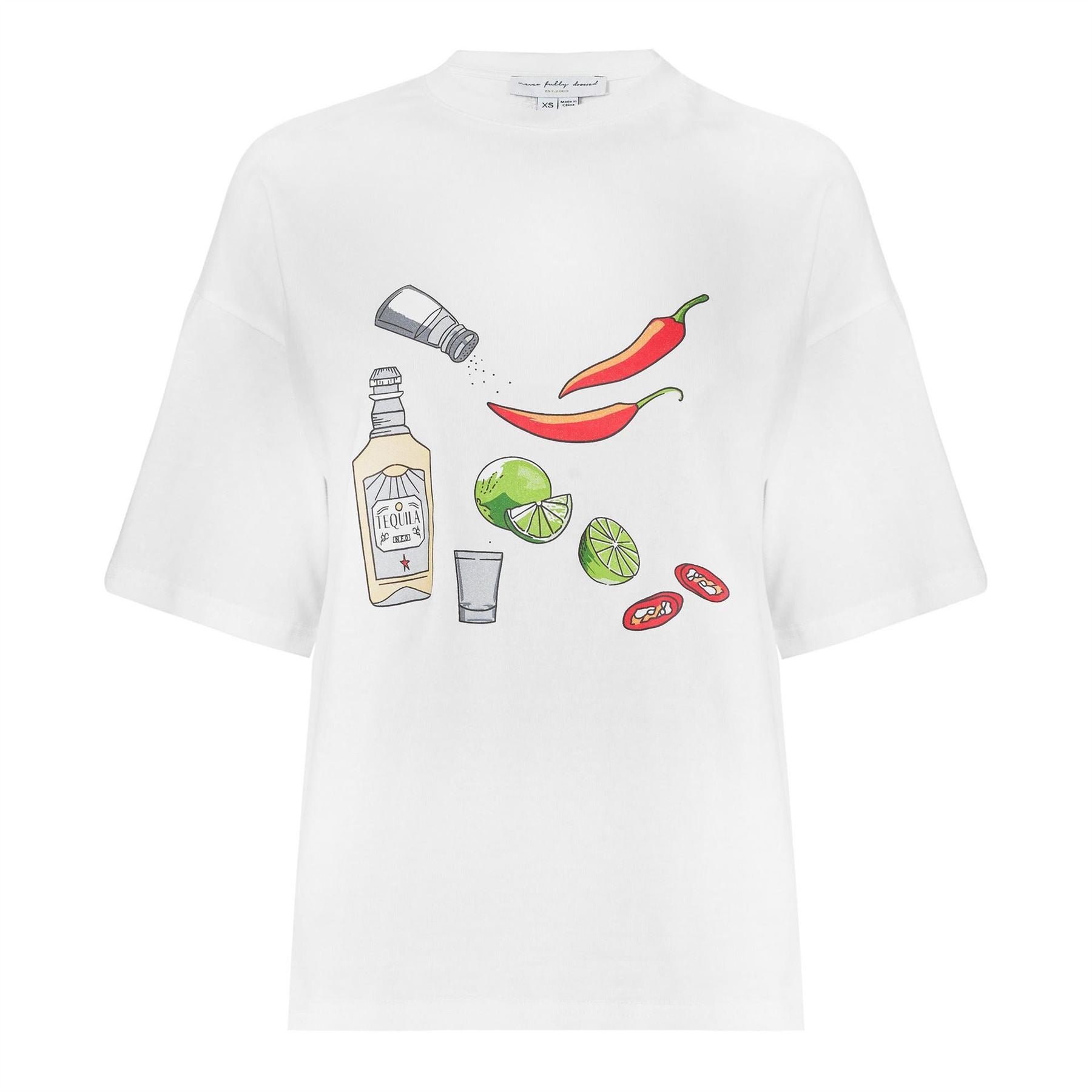 Never Fully Dressed Oversized Fit T-Shirt