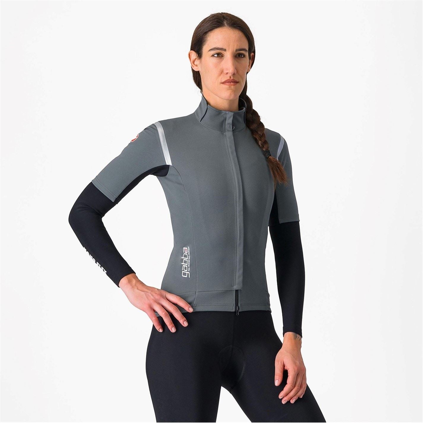 Castelli Womens Gabba Short Sleeve Zip Up Jersey Top