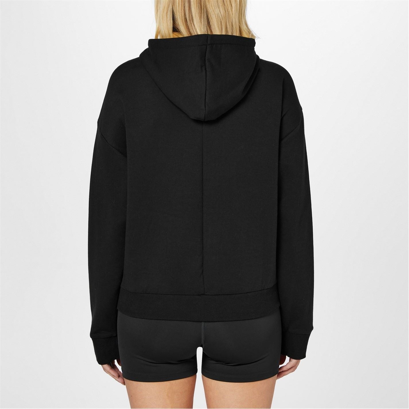 Reebok Womens Dreamblend Cotton Zip Up Hoodie Hoody