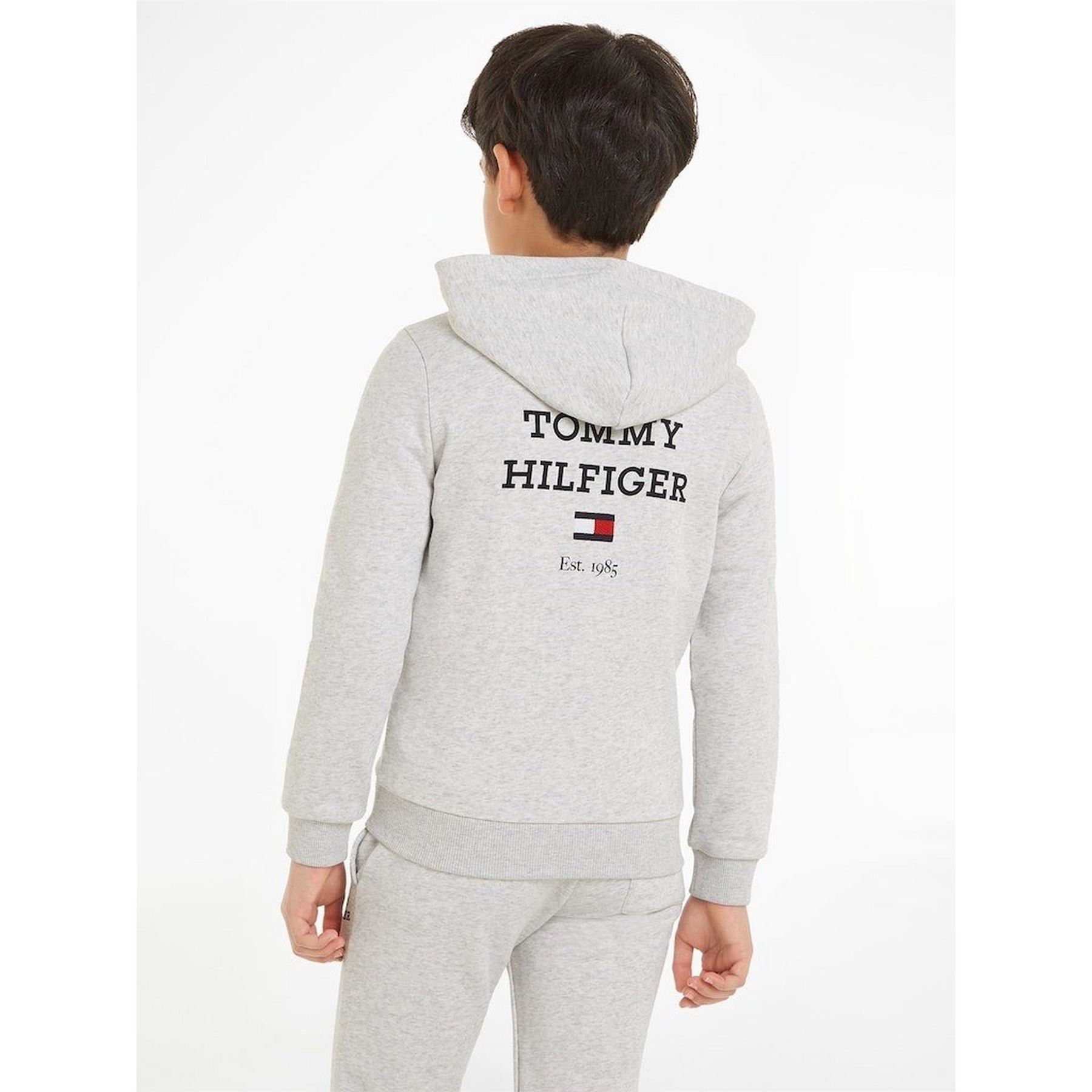 Tommy Hilfiger Logo Zip Hoodie Juniors