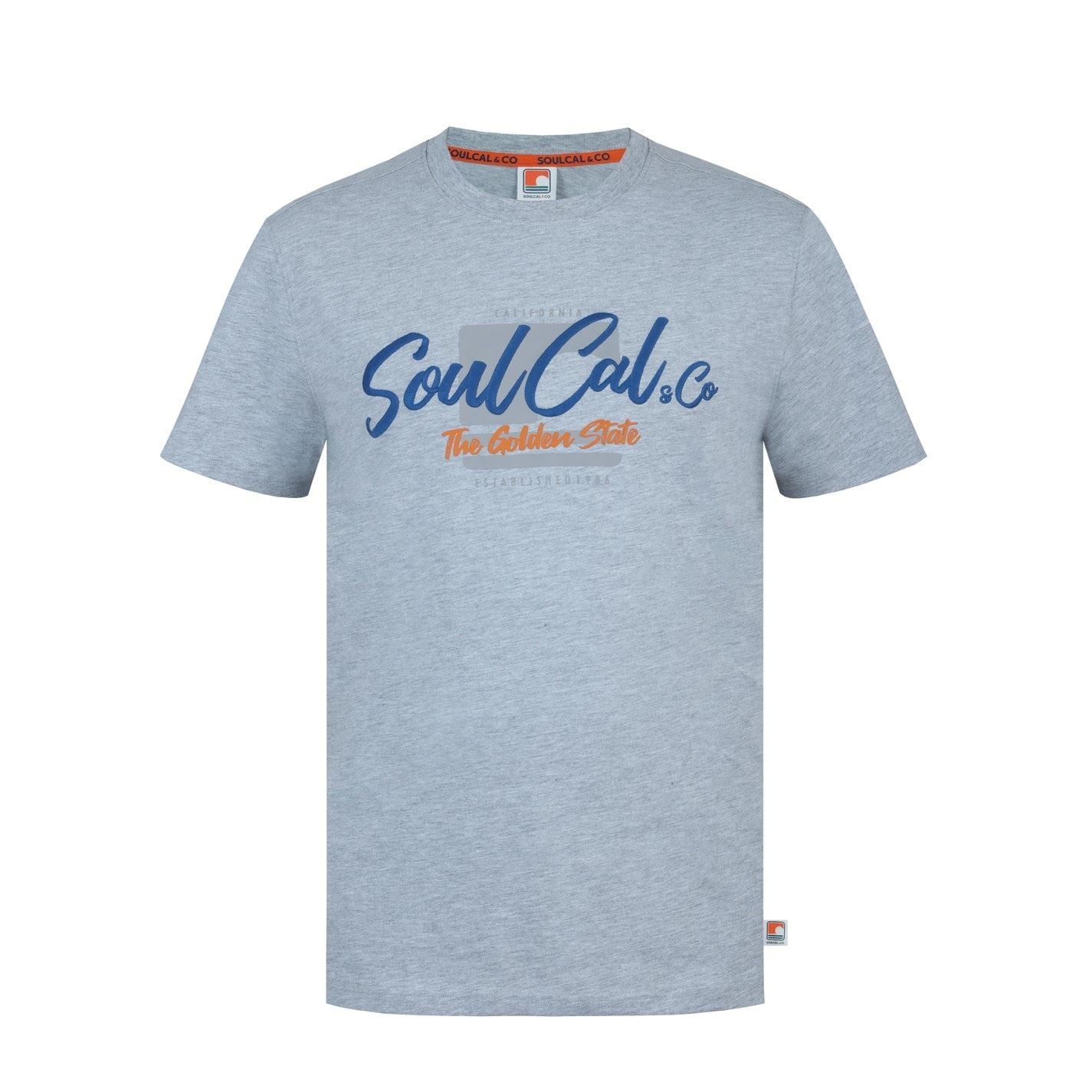 SoulCal Regular Fit Geographic Print Crew Neck T-Shirt