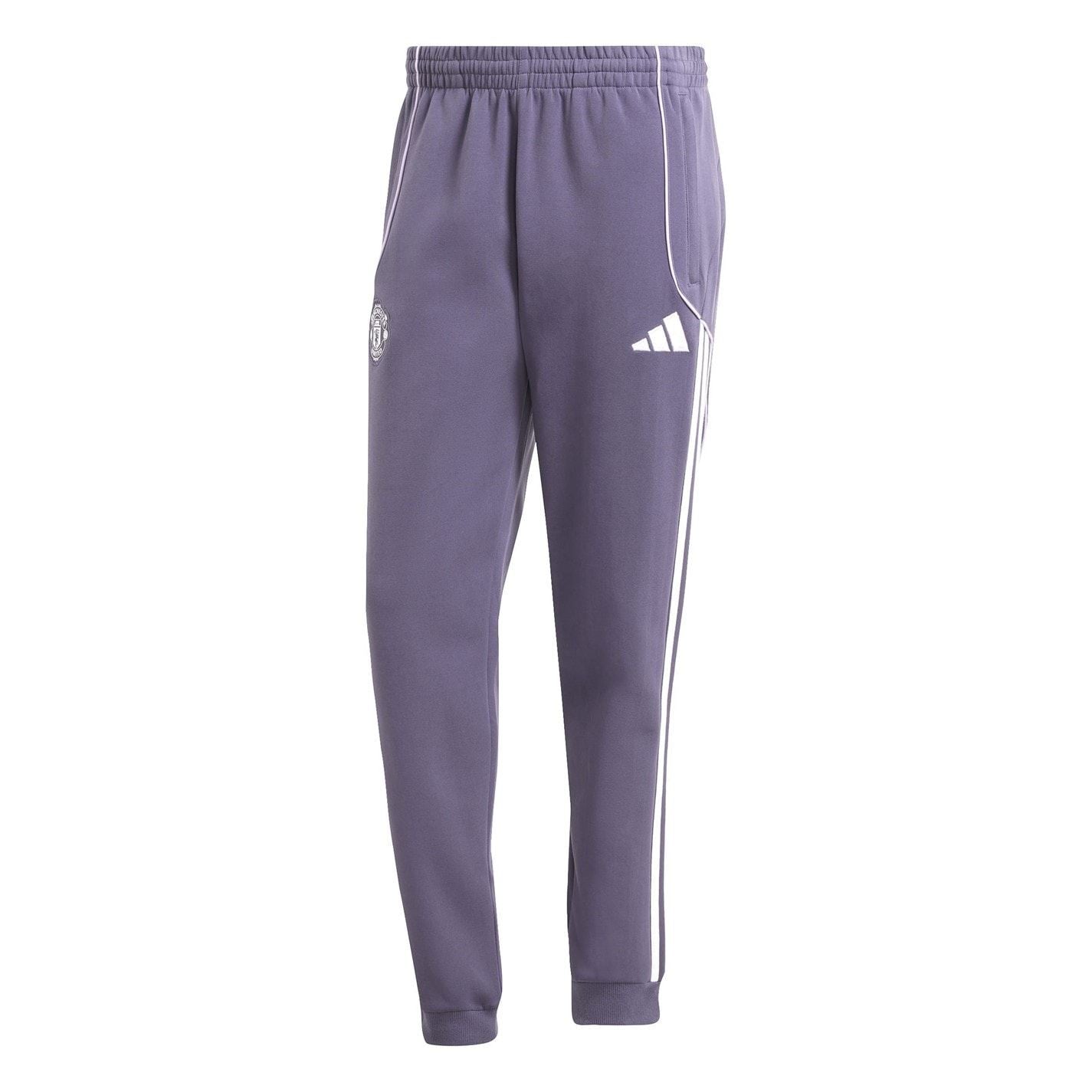 adidas Mens Manchester United Ubackpack Doubleknit Tracksuit Bottoms
