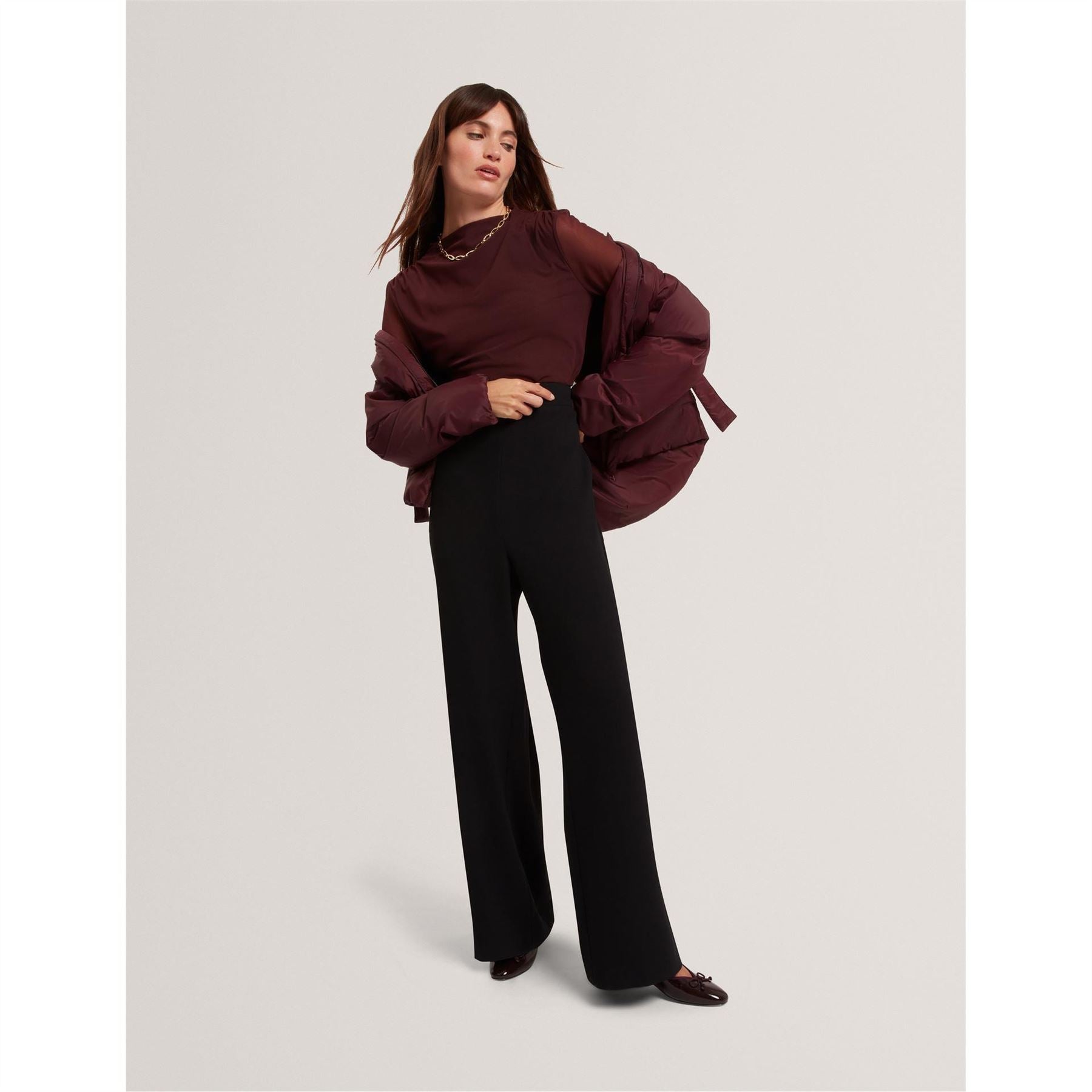 Ted Baker W  Leg Crepetrousersr