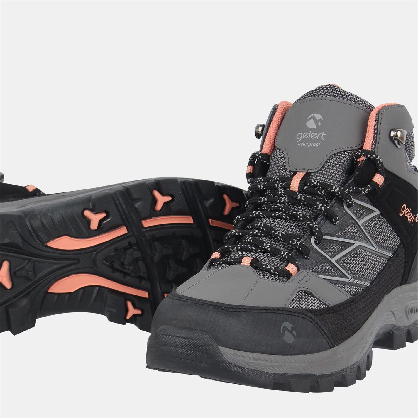 Gelert Knott Lace-Up Hiking Boots with Lug Sole