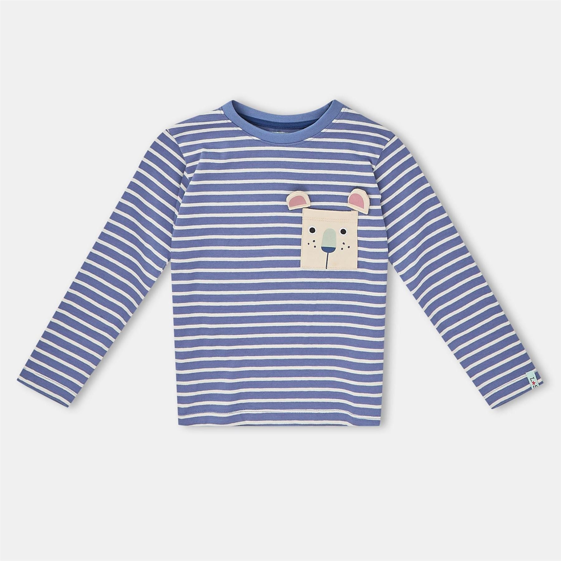 Lilly and Sid Bear Pocket Regular Fit T-Shirt