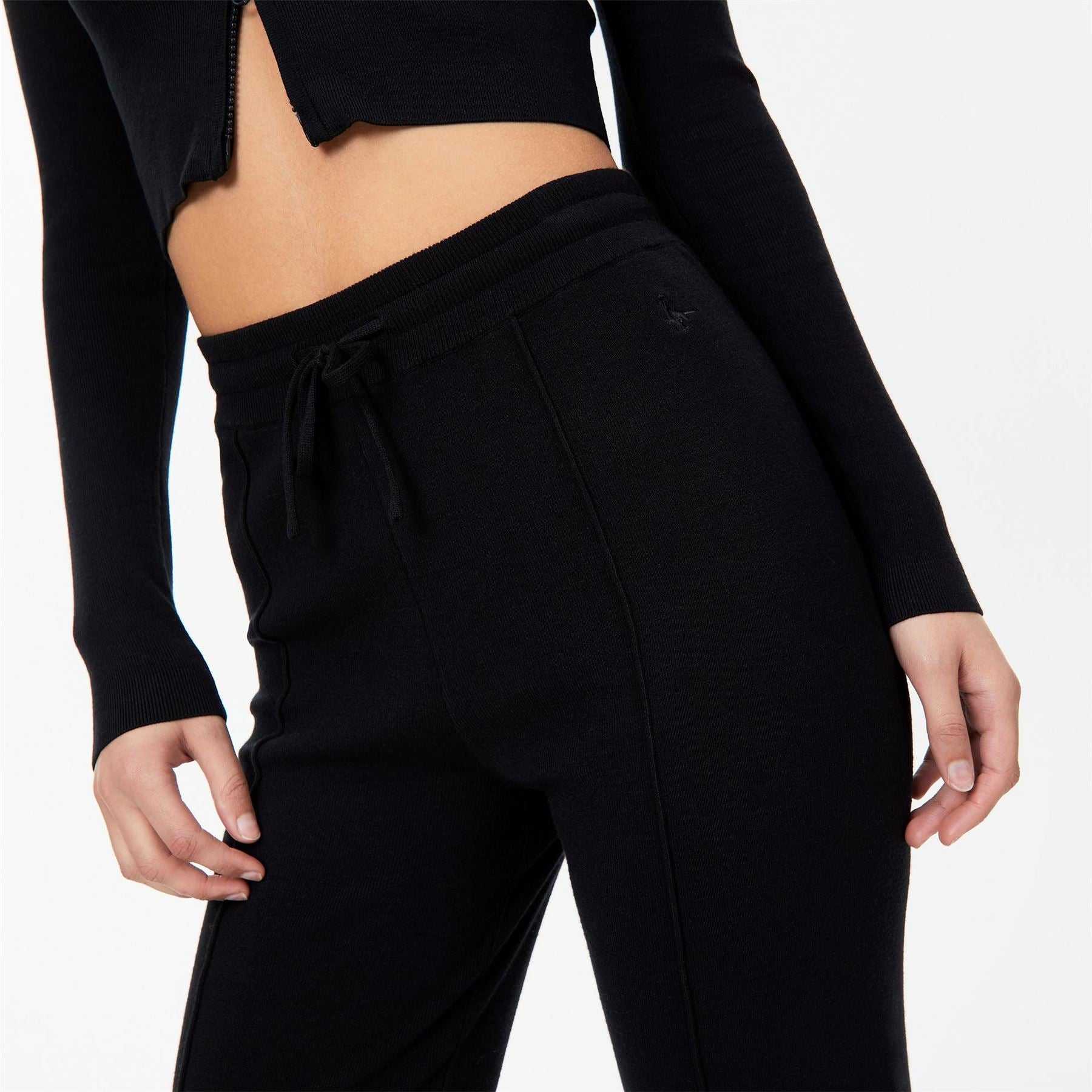 Jack Wills Womens Knitted Pin Tuck Trousers