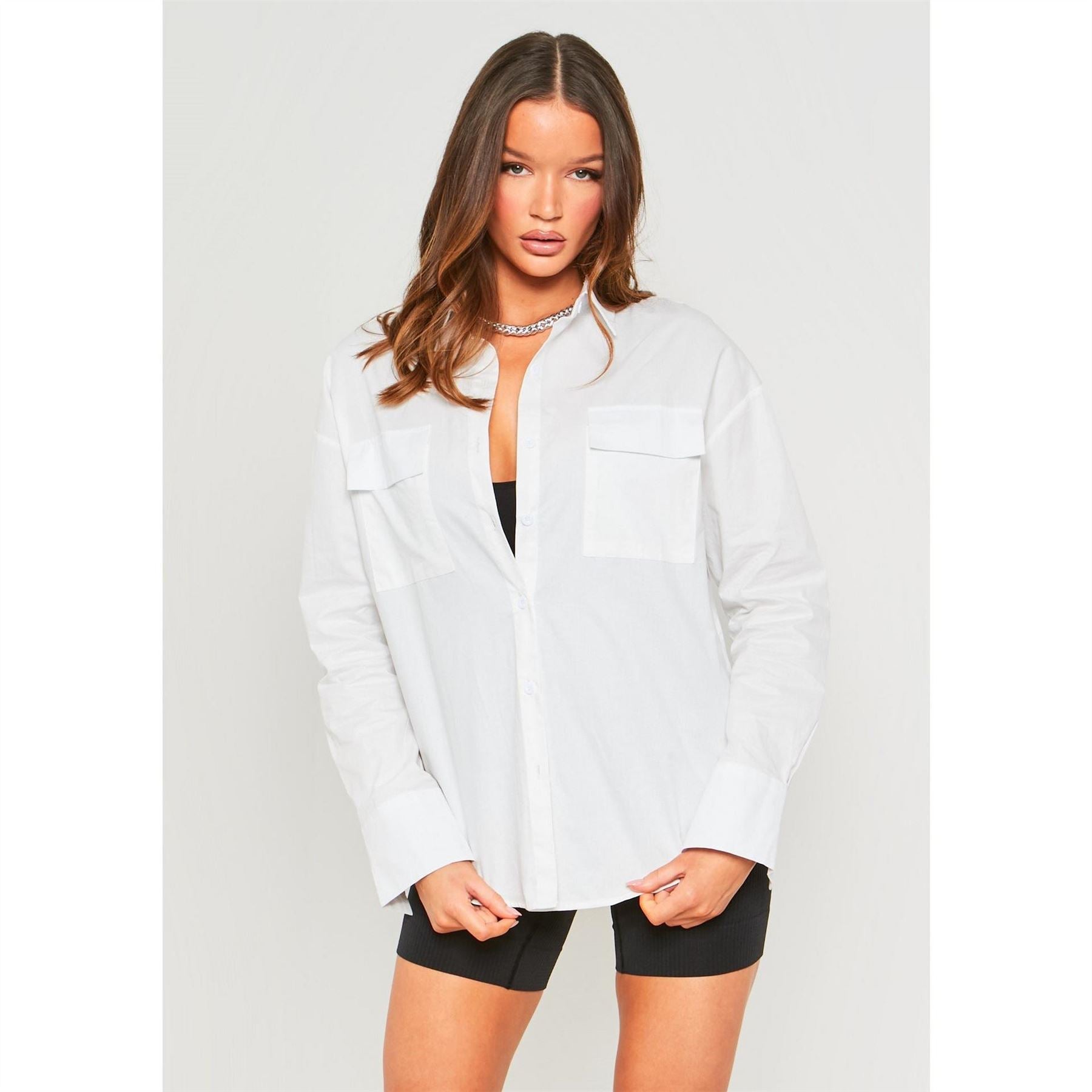 Missy Empire Shirt With Pocket Detail