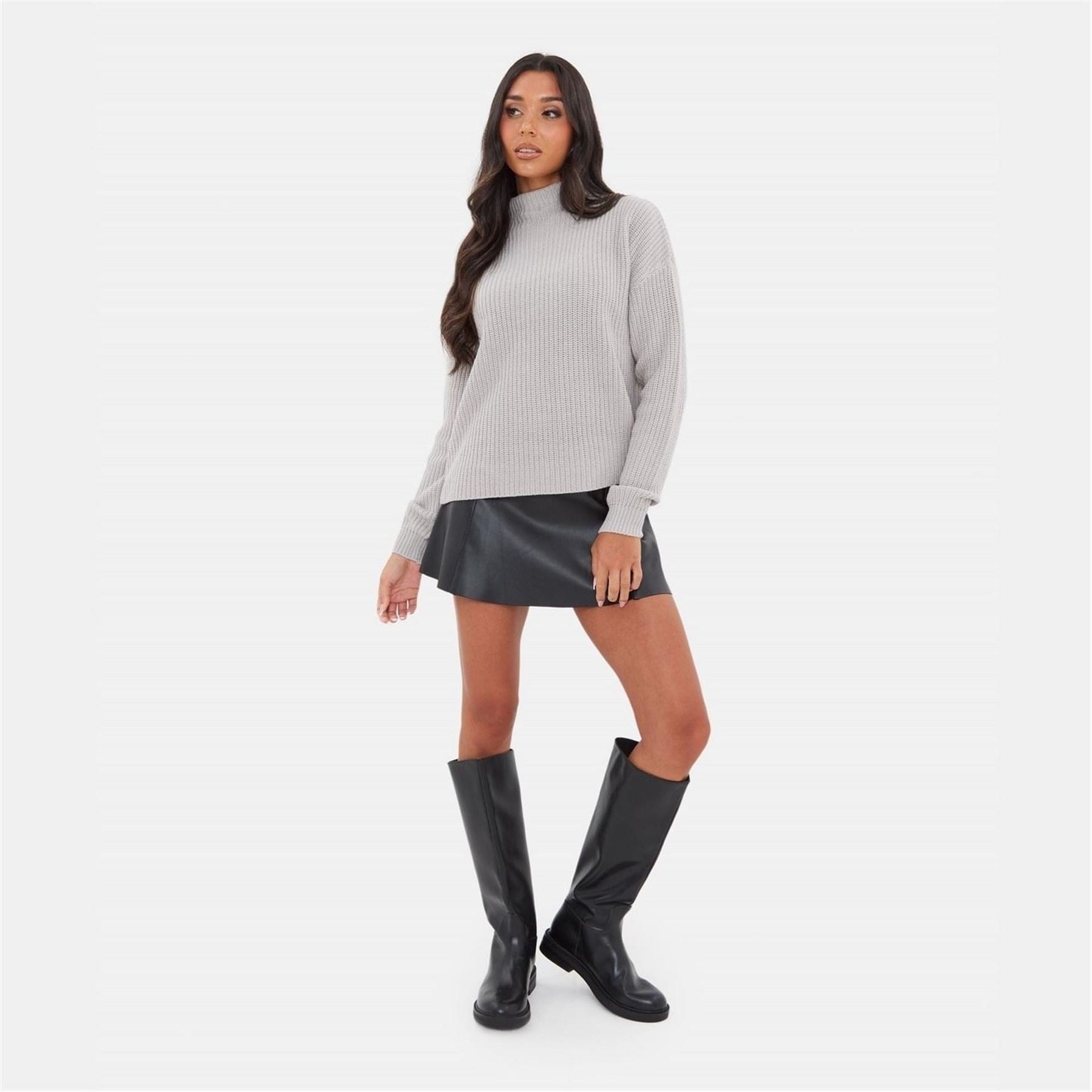 I Saw It First Neck Knit Jumper
