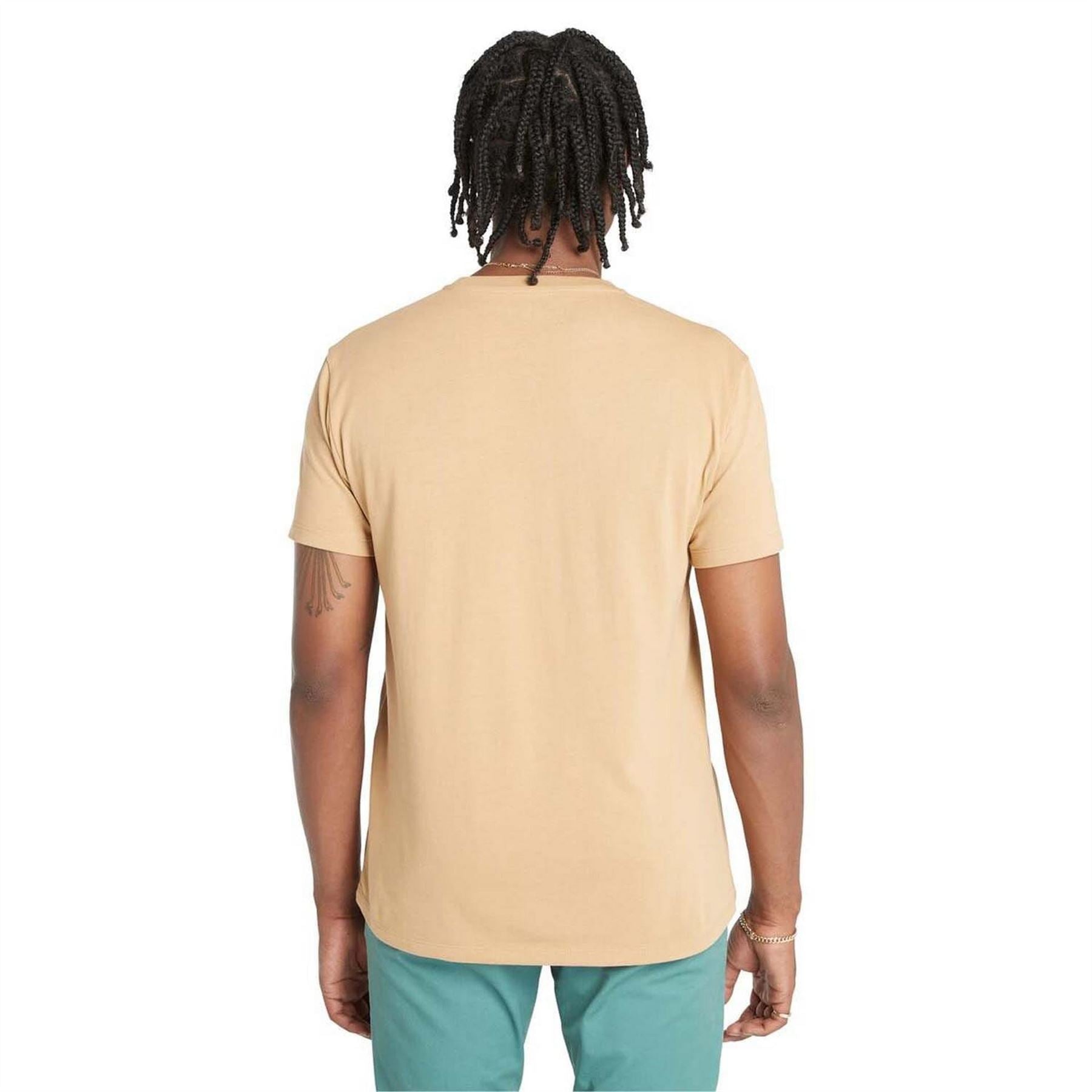 Timberland Oyster River Logo Short Sleeve T Shirt